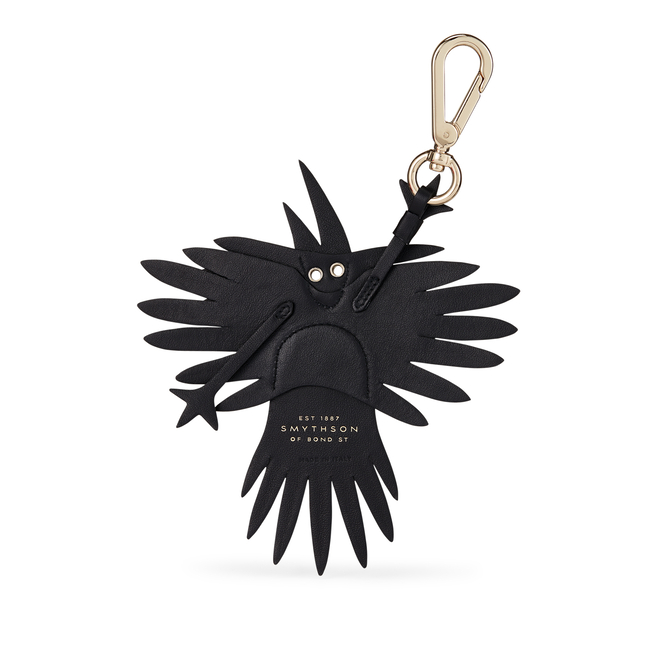 Bird Charm in Smooth Leather