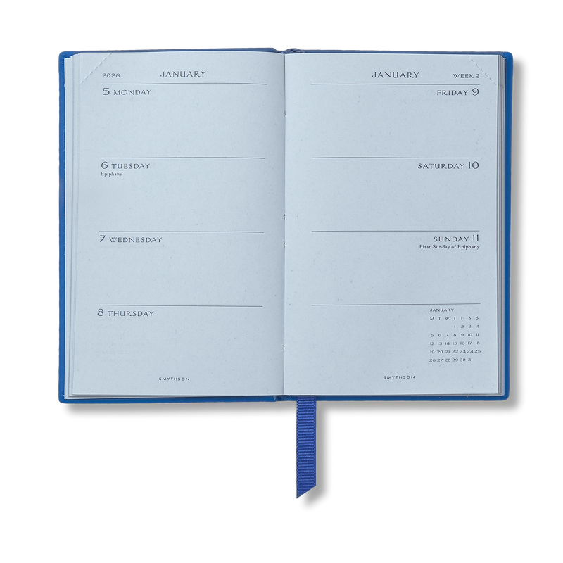 Smythson 2026 Wafer Weekly Journal in Panama 