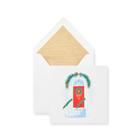 Festive Doorway Christmas Card Set