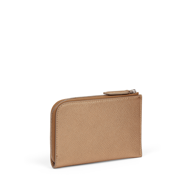 Smythson Small Flat Pouch in Panama