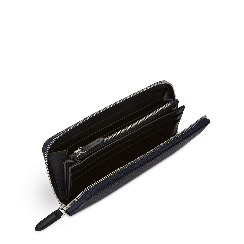 Smythson Portefeuille long entièrement zippé en Ludlow