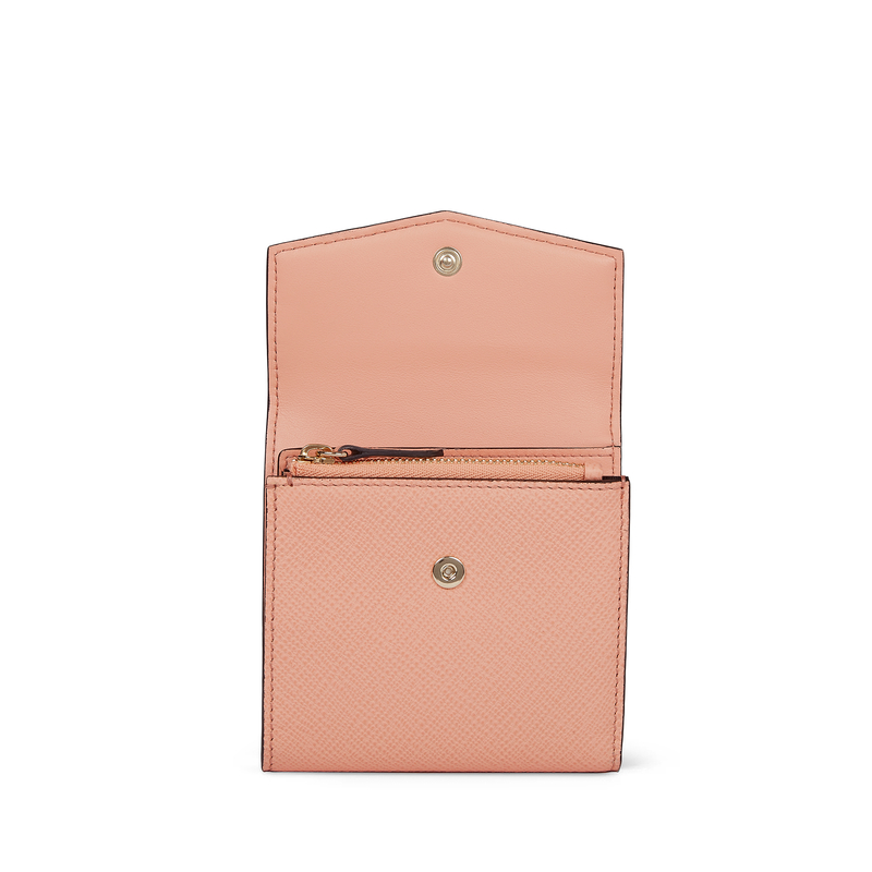 Smythson Kompakte Brieftasche mit Umschlag aus Panama