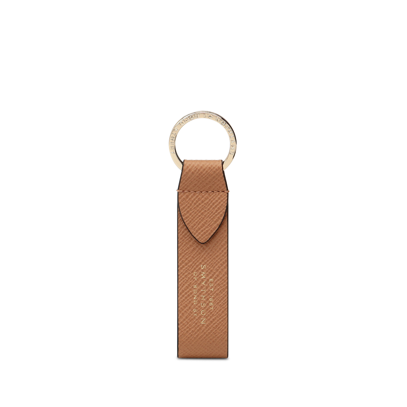 Keyring with Leather Strap in Panama