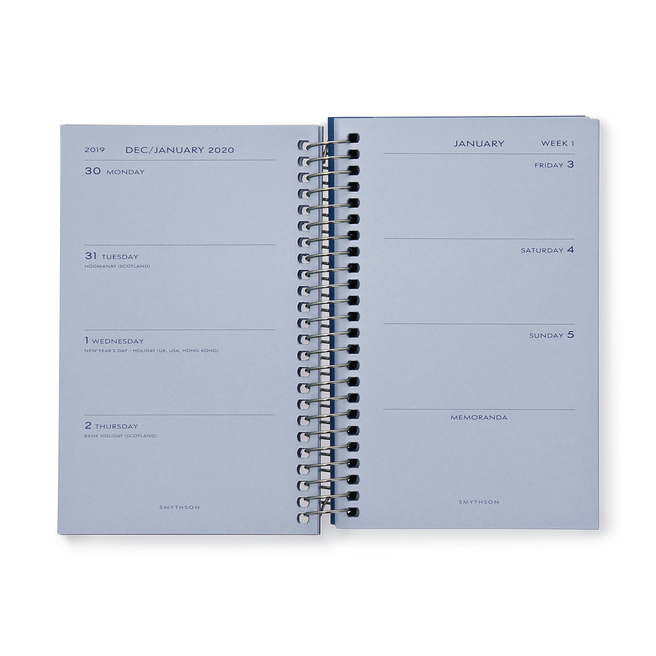 2020 Bijou Organiser Refill, Week-to-View