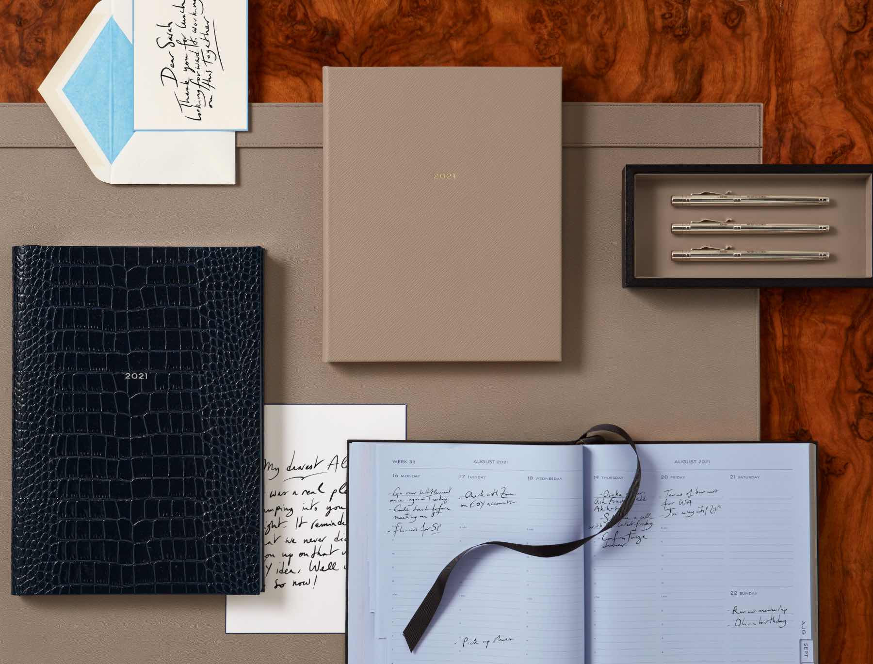 21年版レザー手帳 システム手帳 Smythson スマイソン公式オンラインストア
