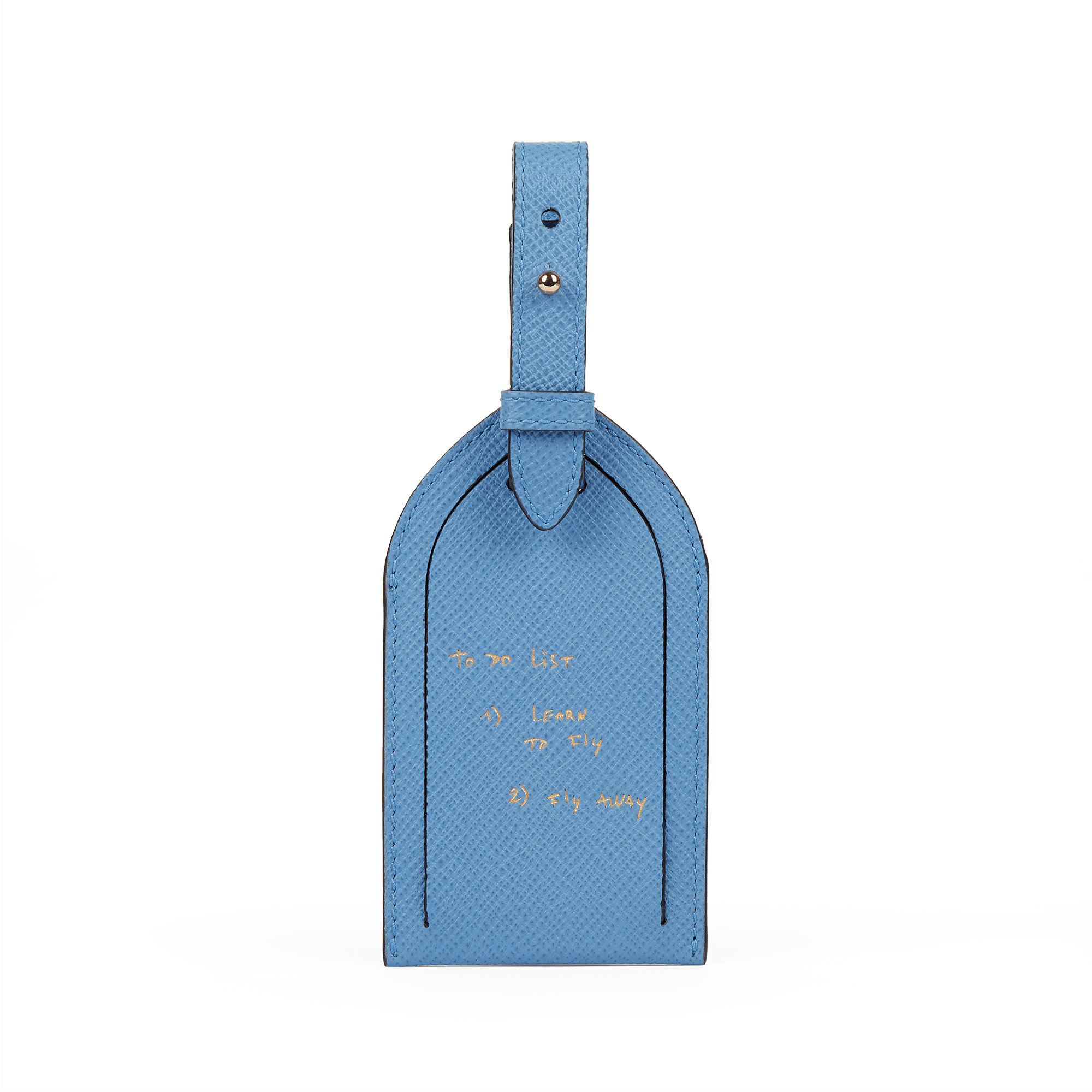 Smythson x Thomas Lélu Étiquette à bagage en Panama
