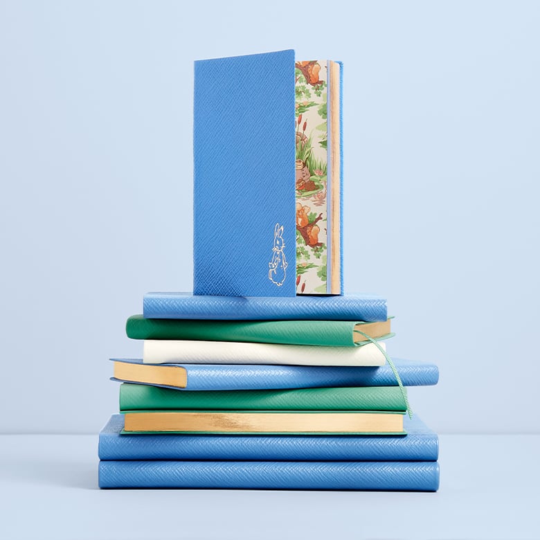 Peter Rabbit book stack