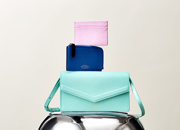 Happiness Chelsea Notebook in Panama in lemon | Smythson