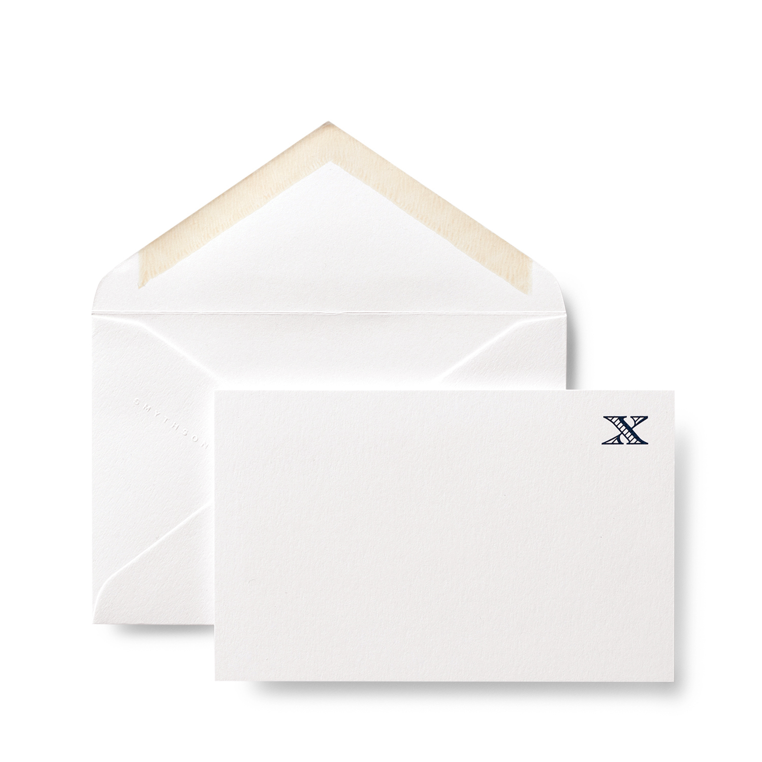 Smythson X Alphabet Correspondence Cards In White