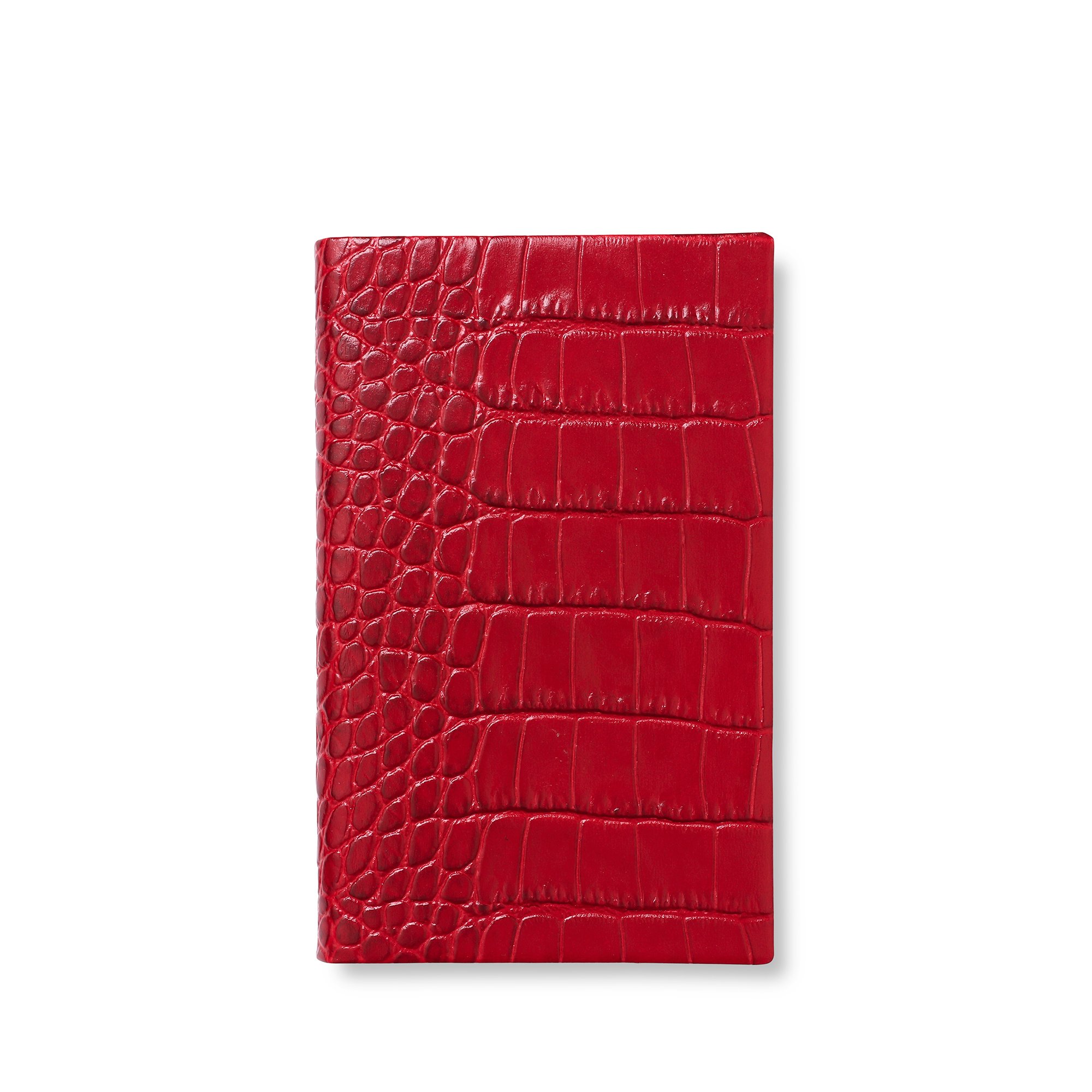Smythson Panama Notebook In Mara In Red