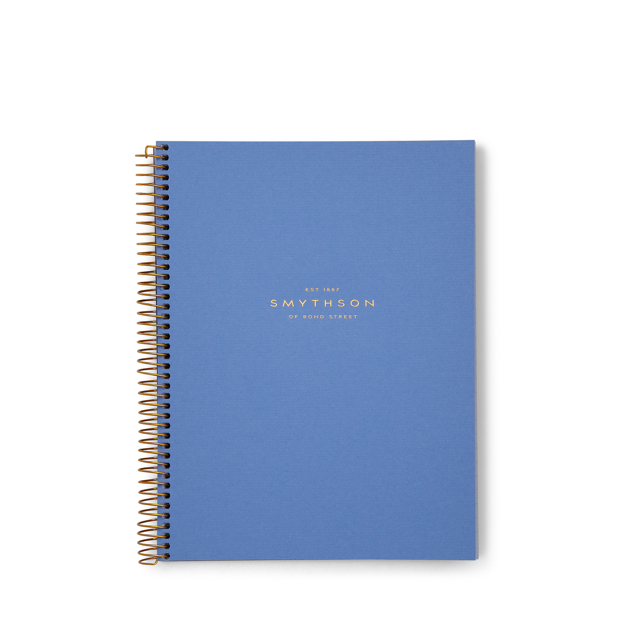 Smythson A5 Spiral Bound Refill Pad In Gold
