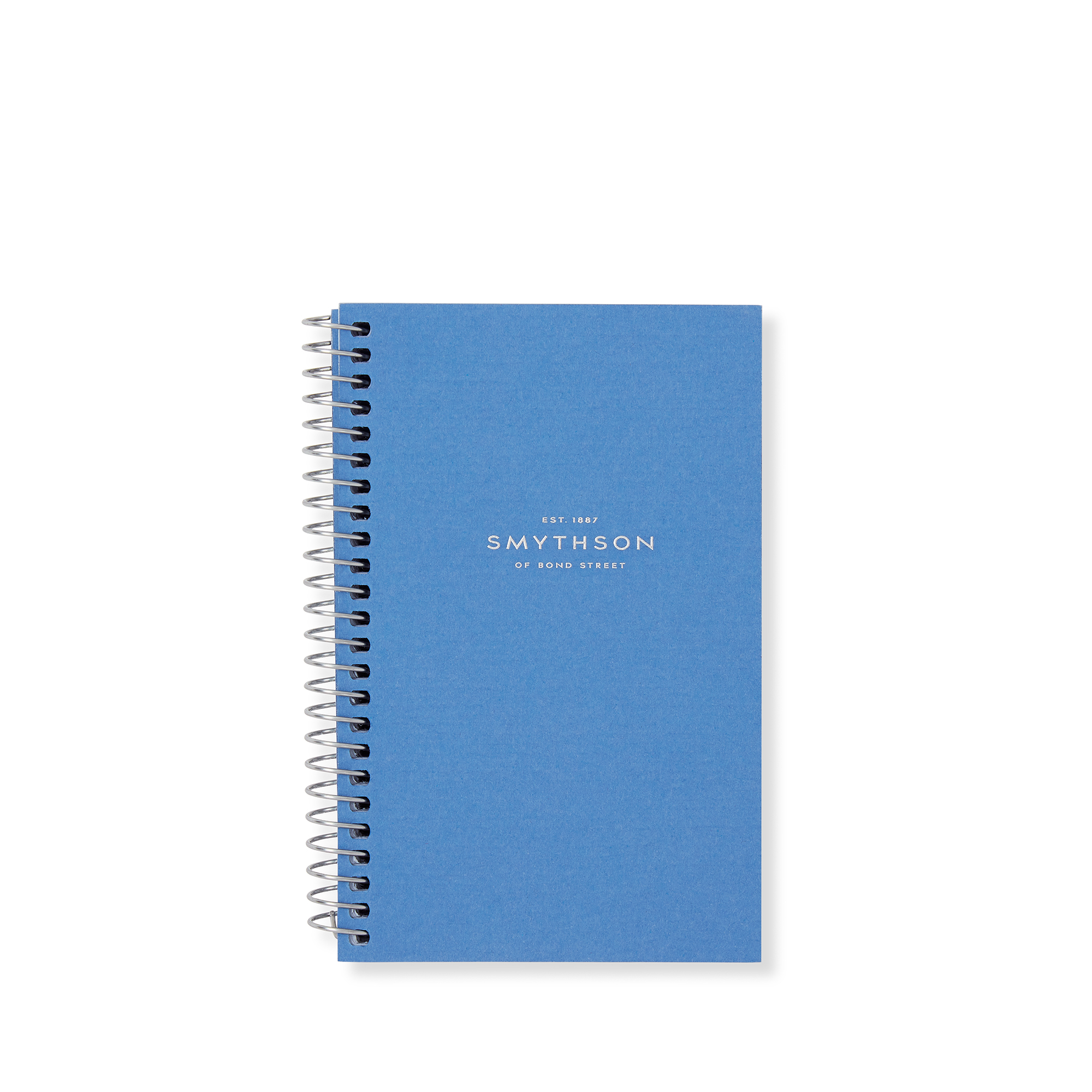 Smythson Mini Spiral Refill In Blue