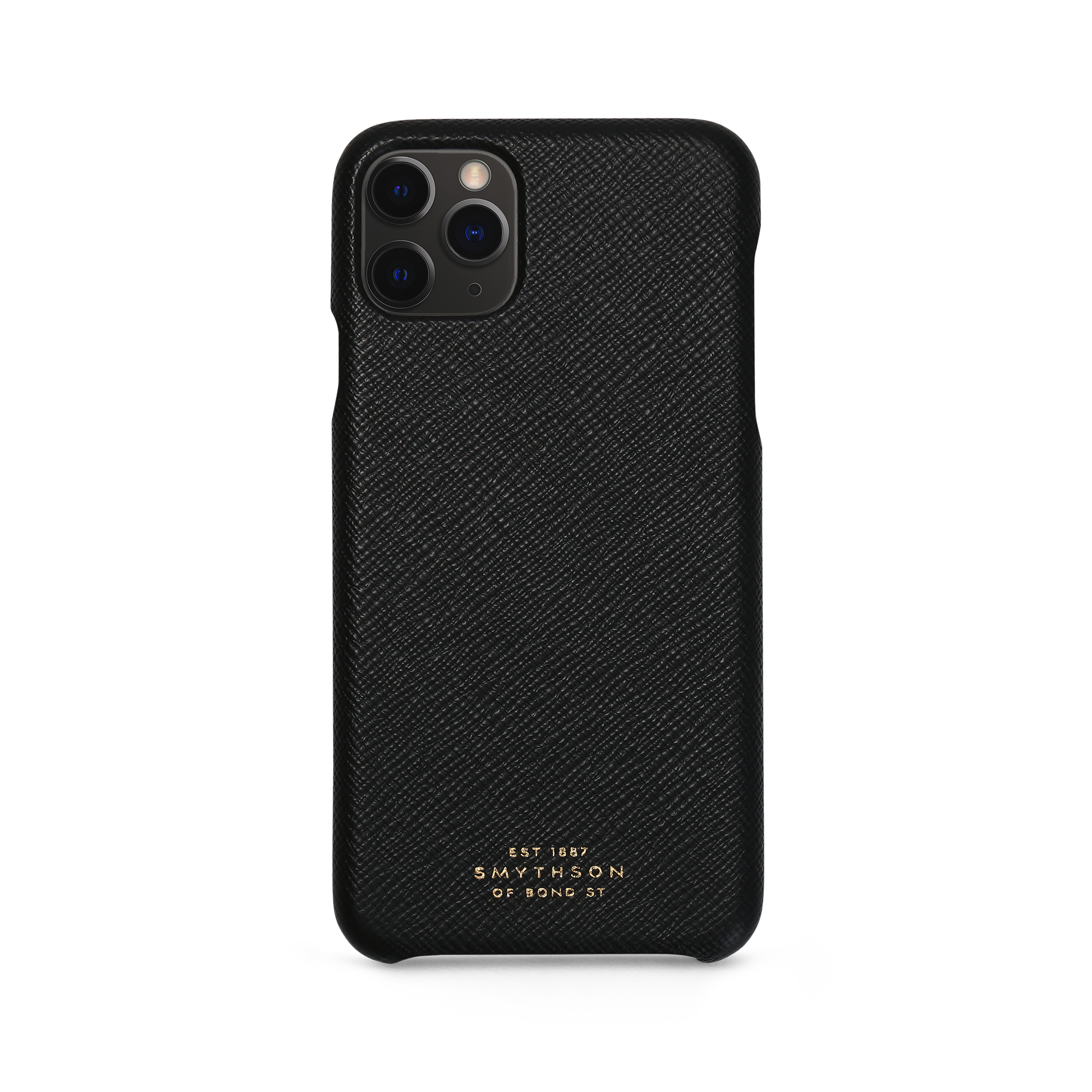Smythson Panama Iphone 11 Pro Max Case In Black