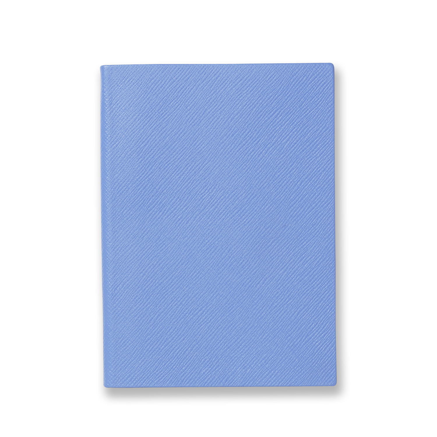 Smythson Plain Paged Soho Notebook In Panama In Nile Blue