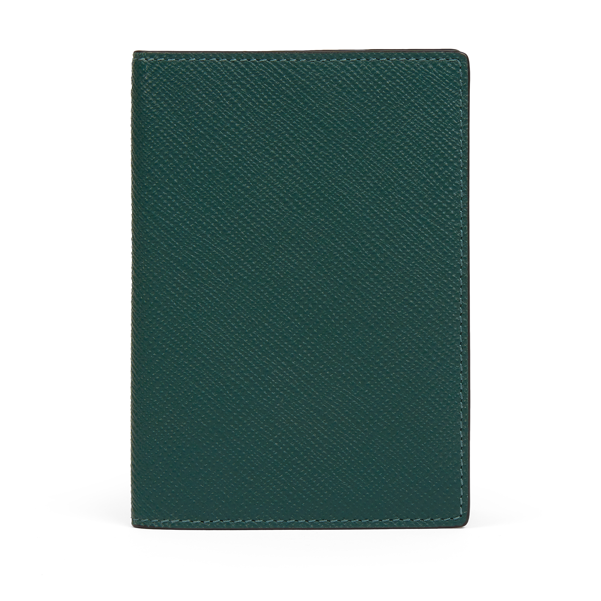 Smythson Passport Cover In Panama In Forest