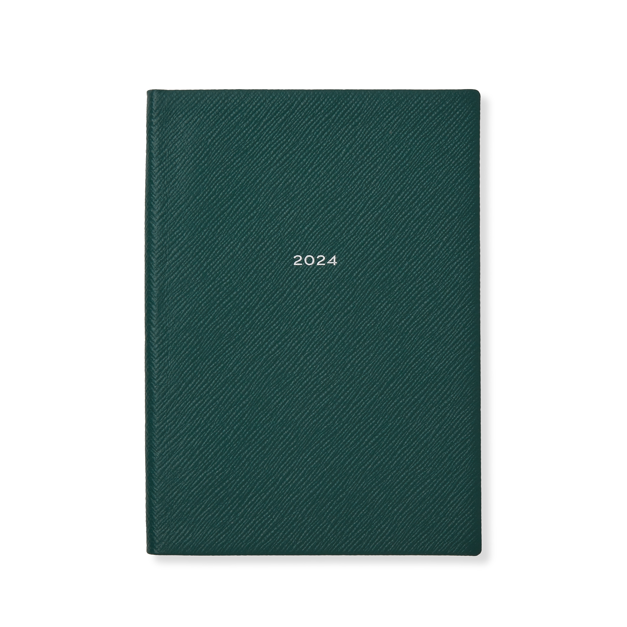 Smythson Emerald Soho Leather Notebook 