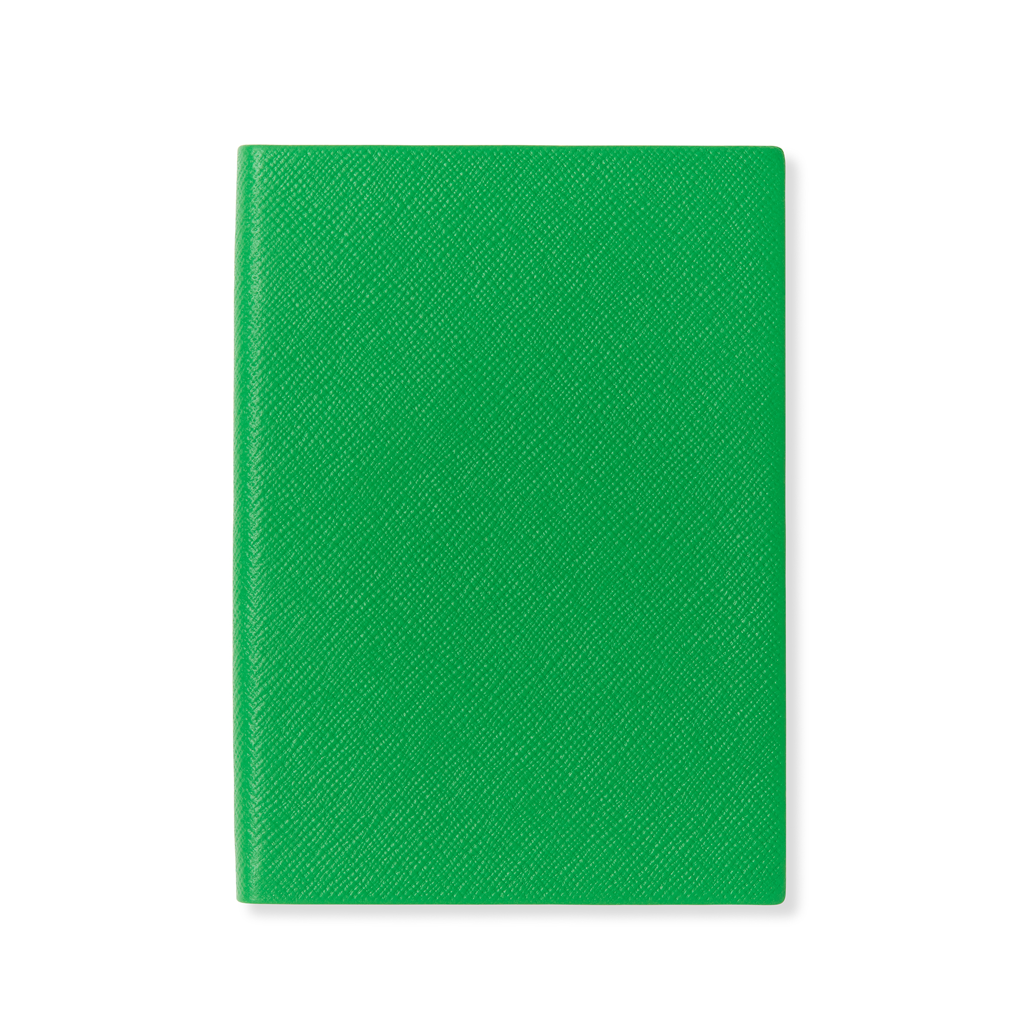Smythson Soho Notebook In Panama In Green