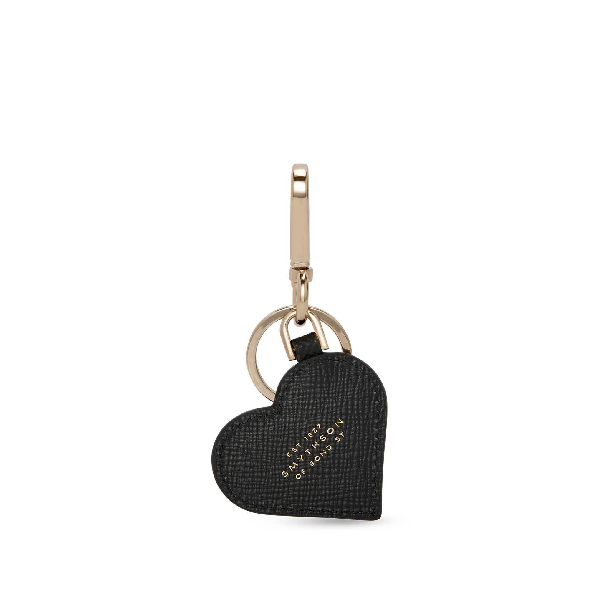 スマイソン ハート キーホルダー Smythson Heart key ring