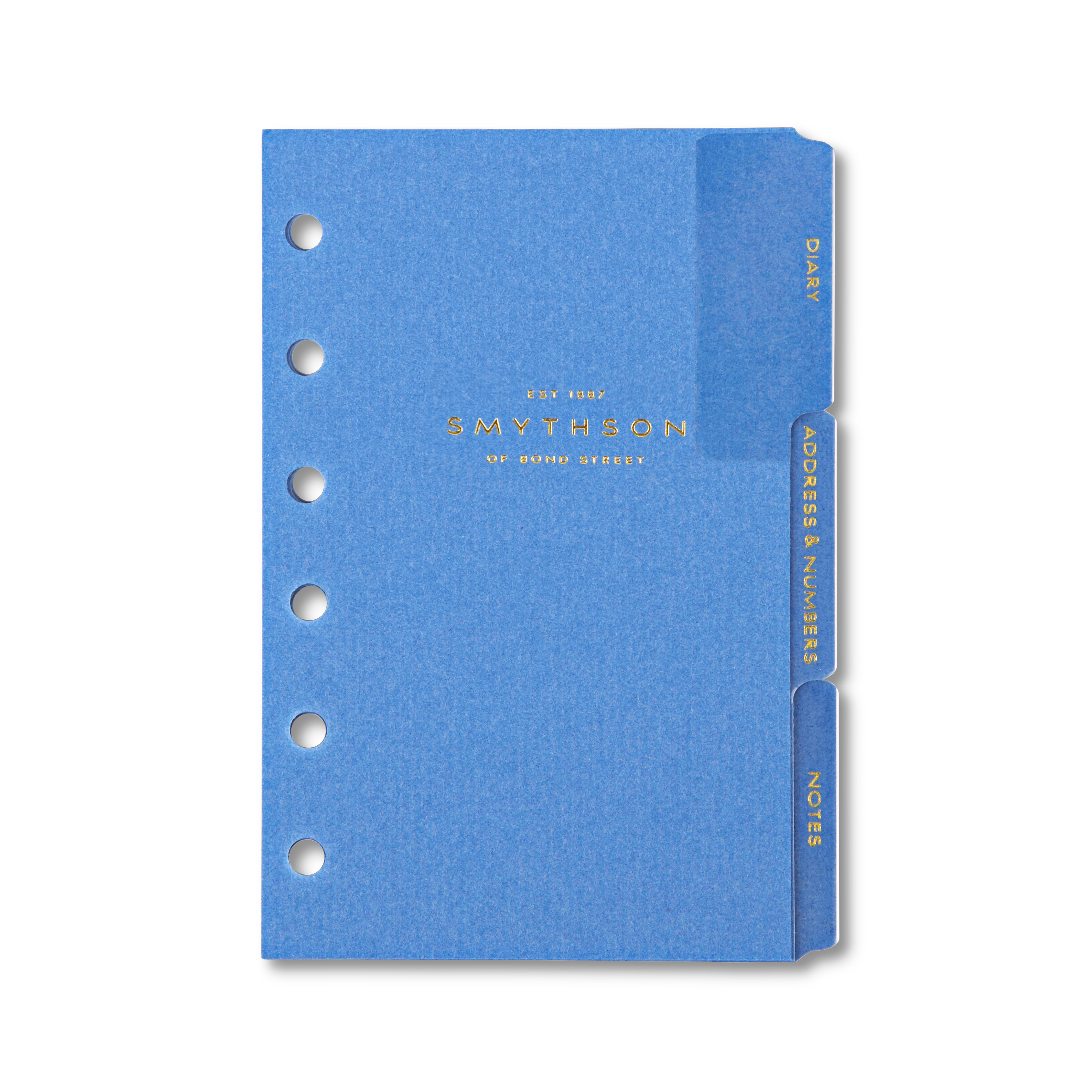 Smythson Bijou Organiser Divider Refill In Blue