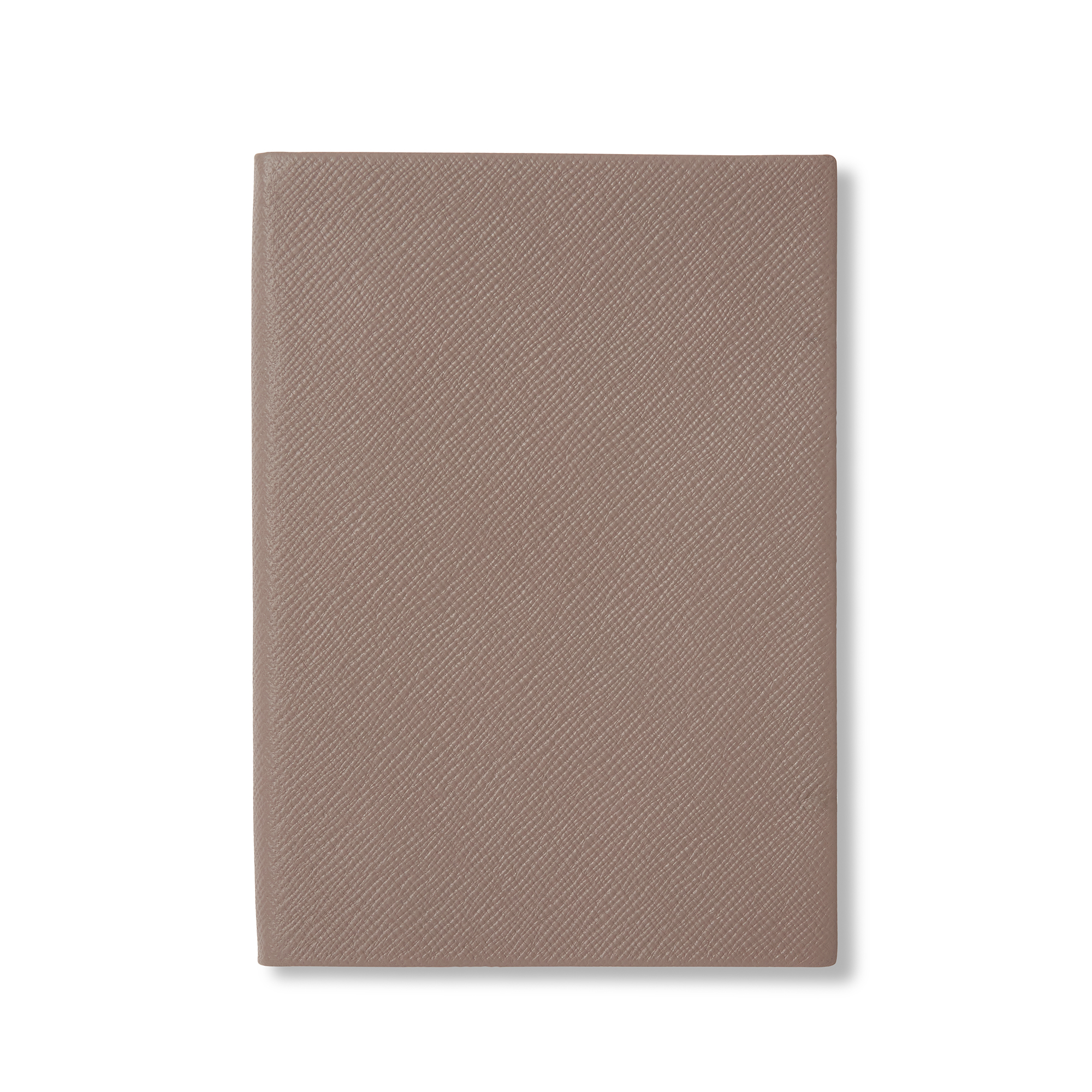 Smythson Soho Notebook In Panama In Taupe