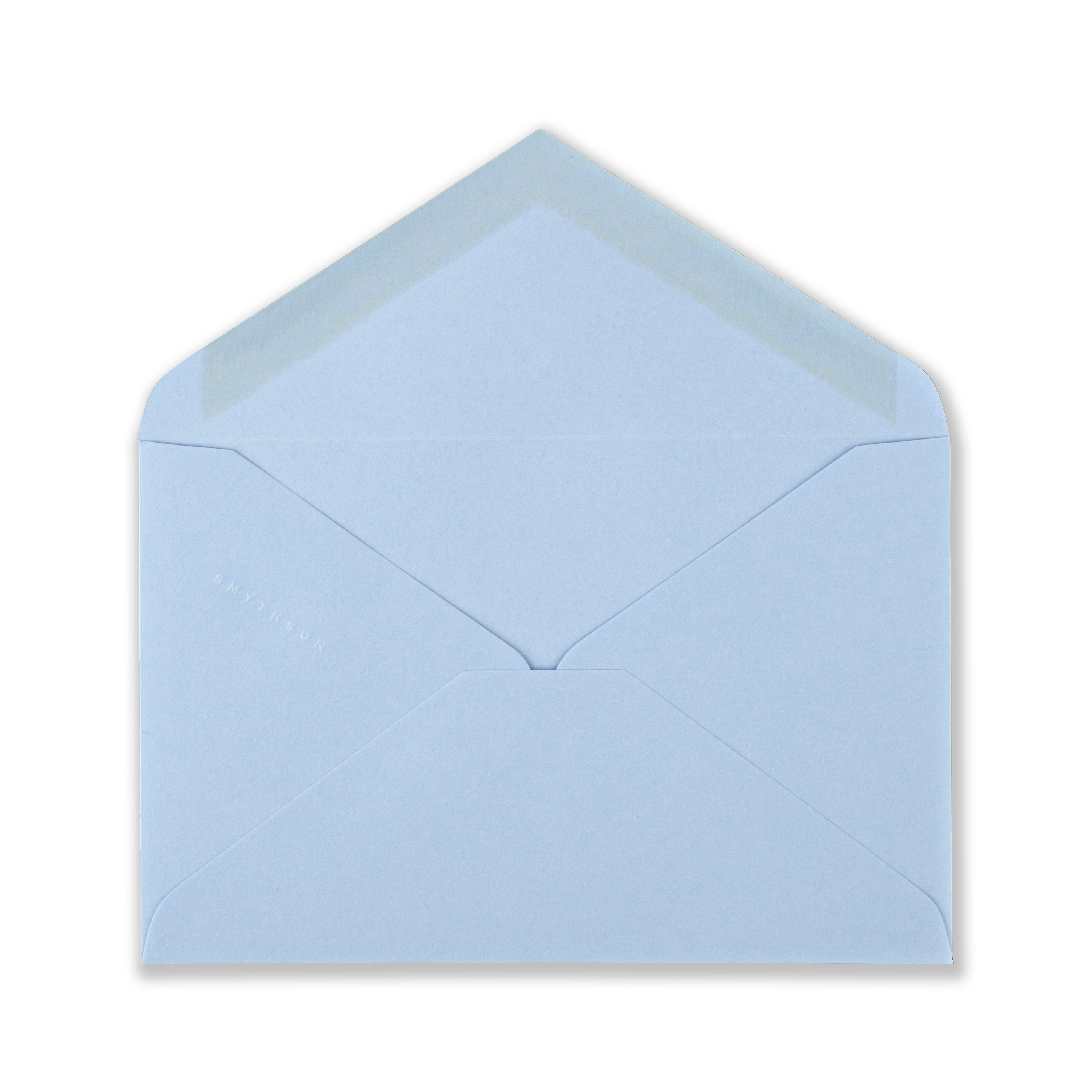 Smythson King Envelopes In Pale Blue