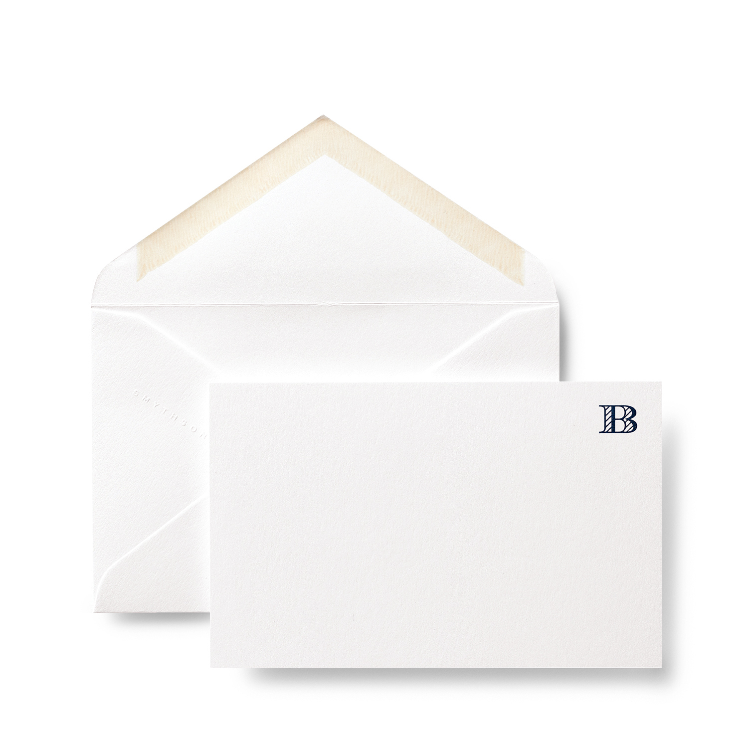 Smythson B Alphabet Correspondence Cards In White