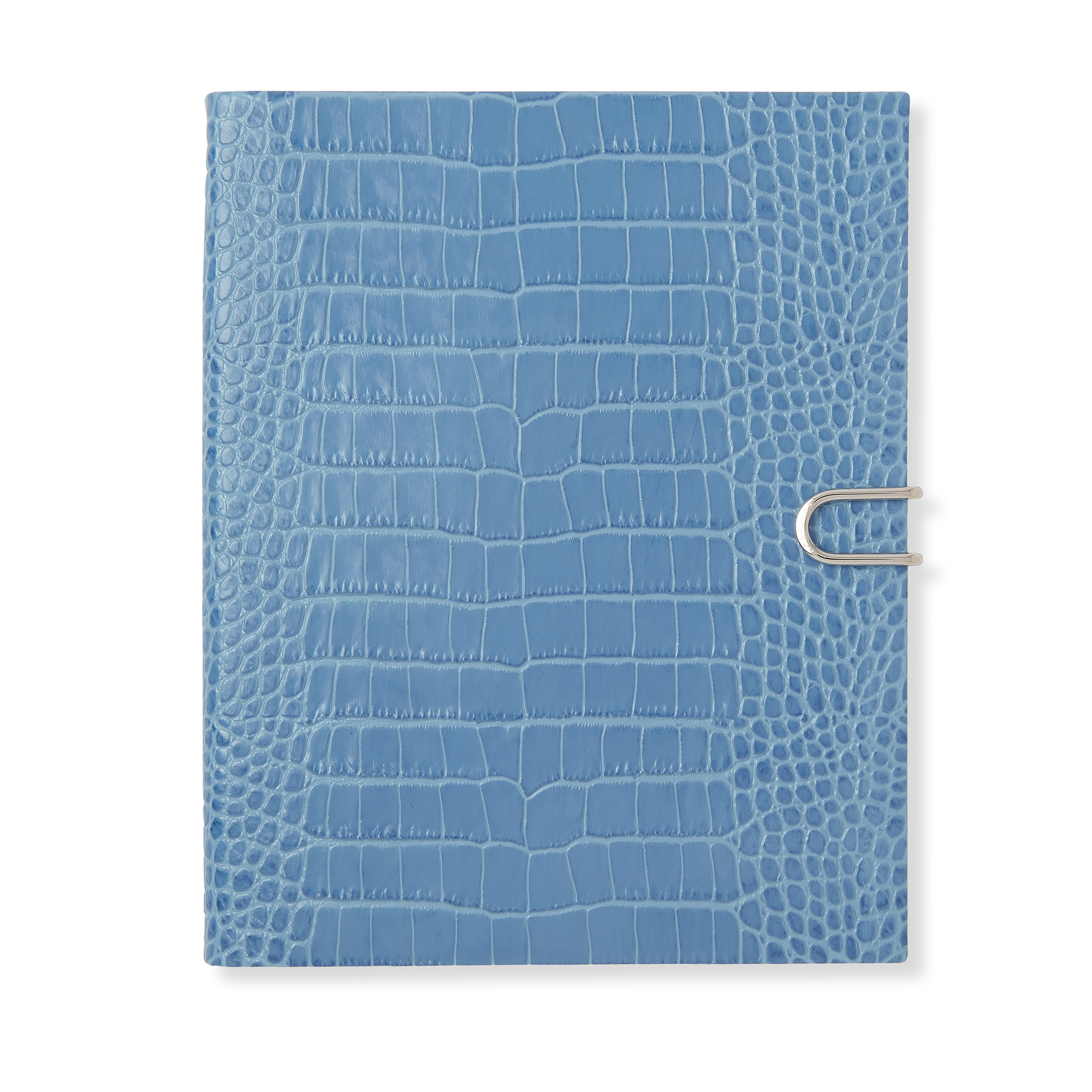Smythson 2024 Portobello Weekly Vertical Diary With Slide In Mara In Nile Blue