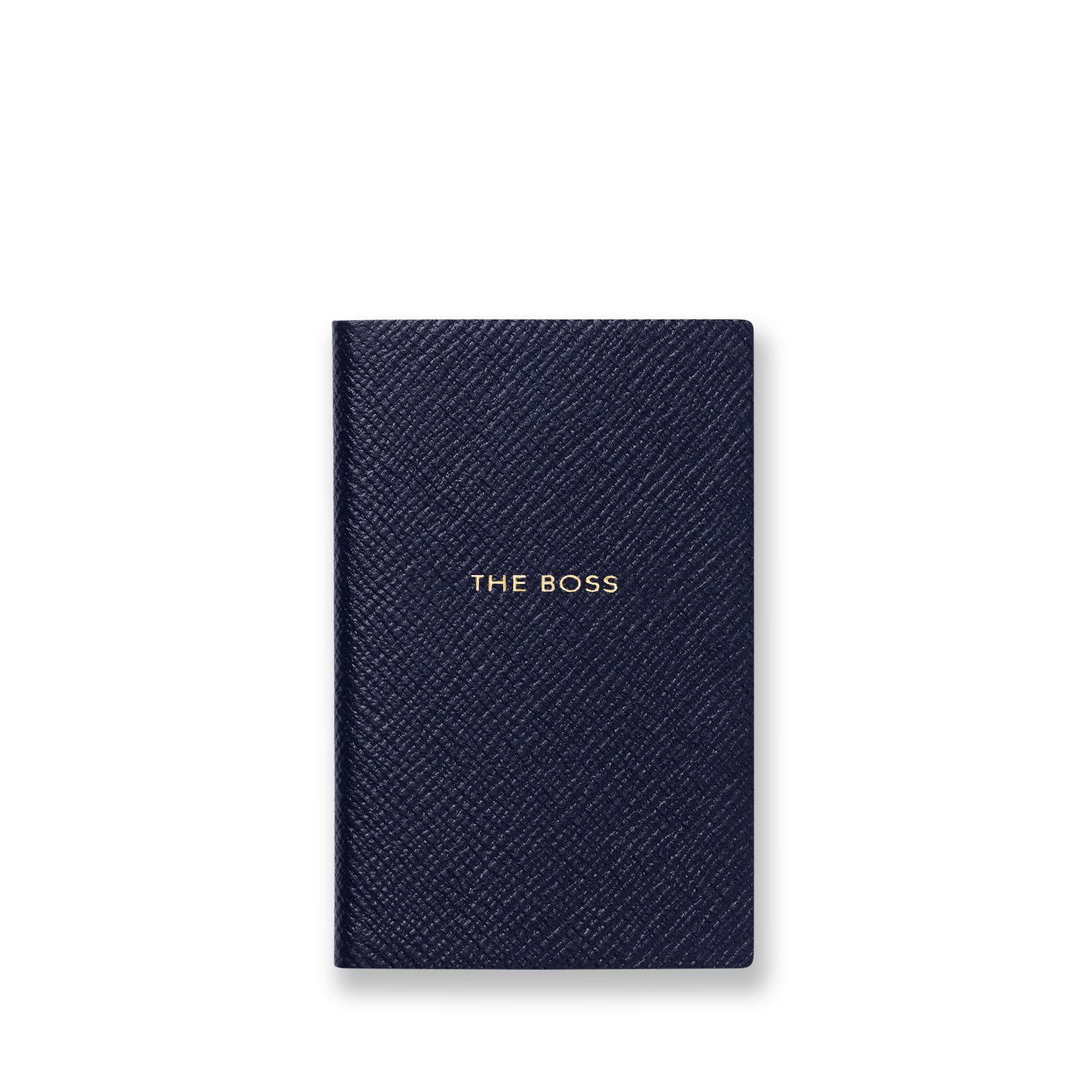 Smythson The Boss Wafer Notebook In Navy