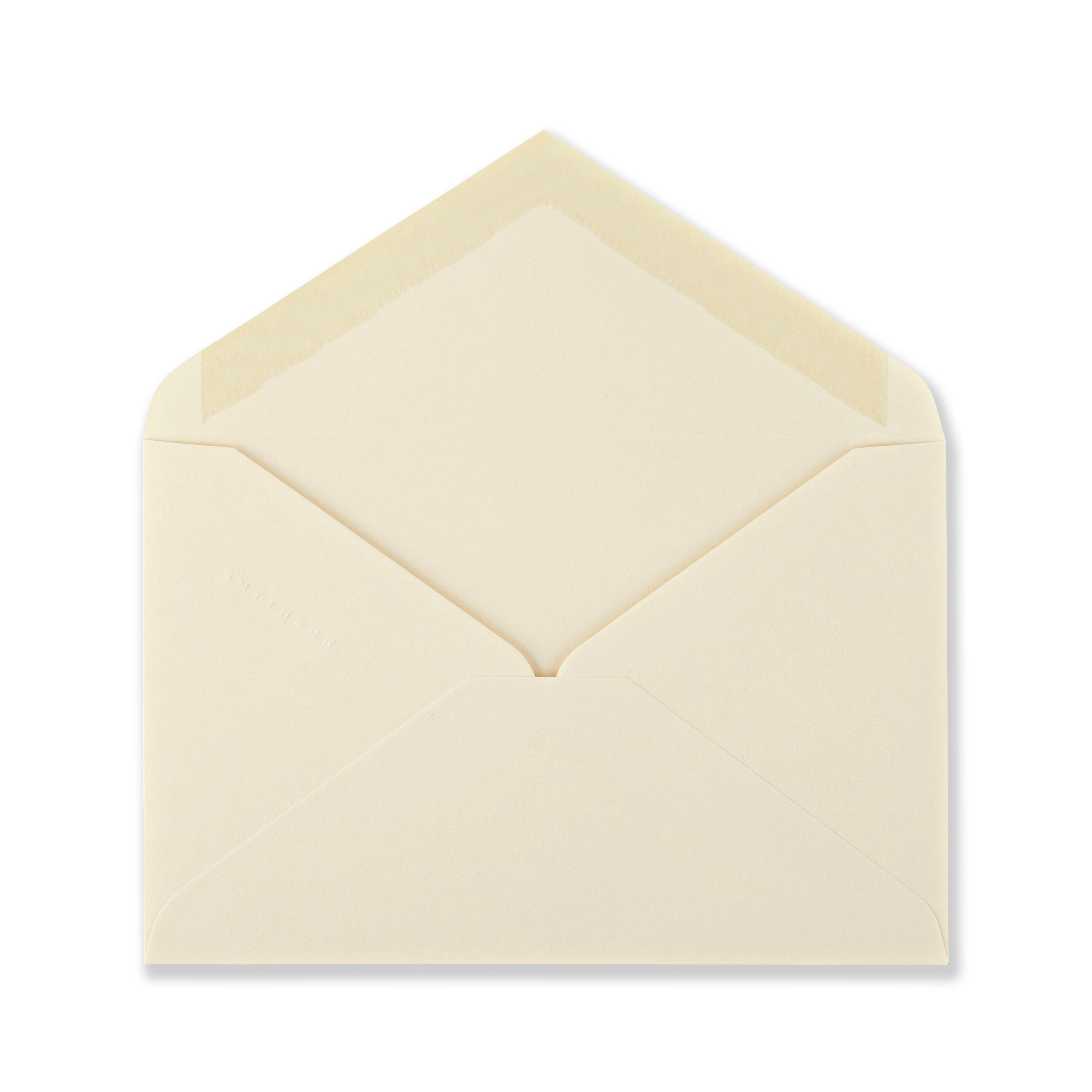 Smythson King Envelopes In Cream