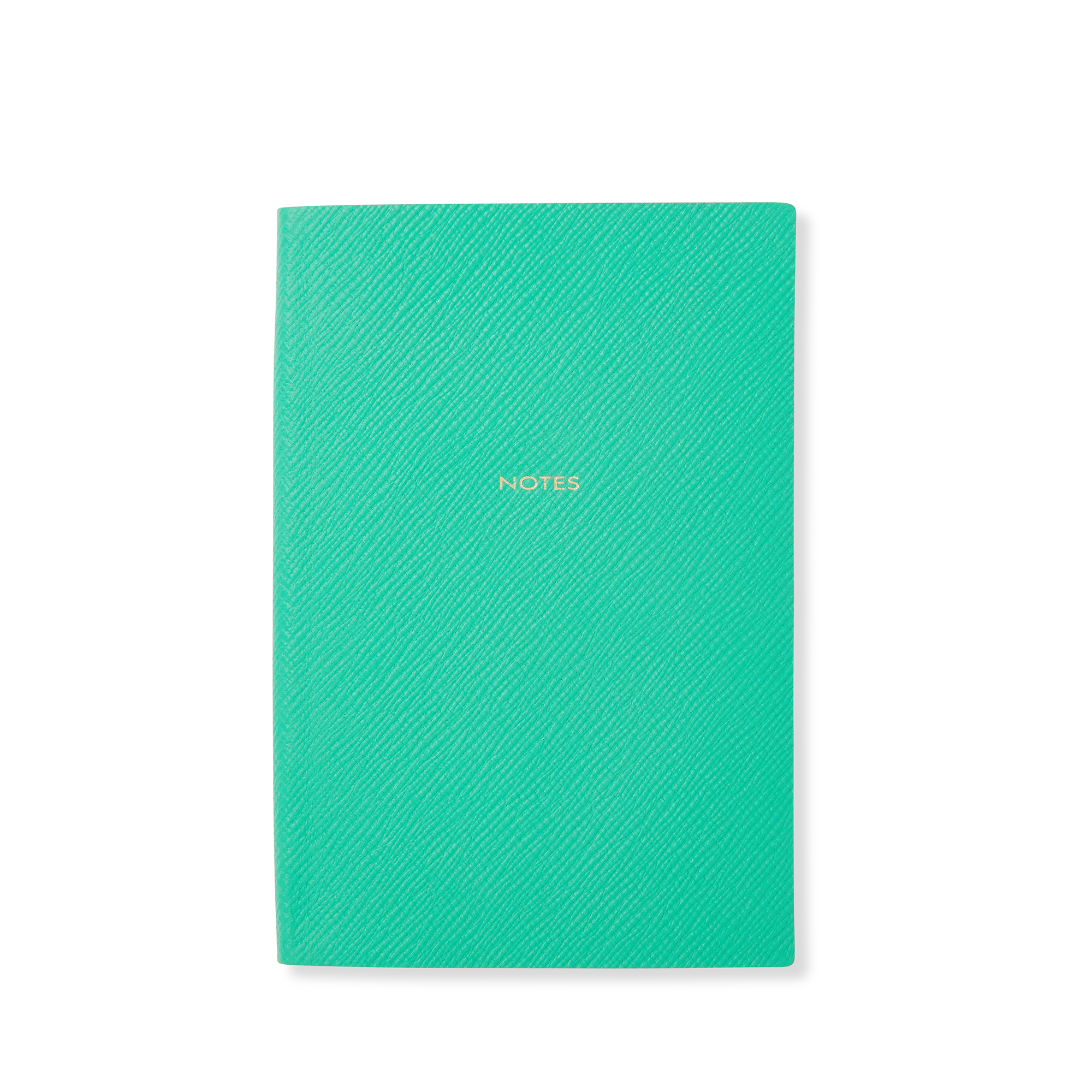 Smythson Notes Chelsea Notebook In Panama In Jade
