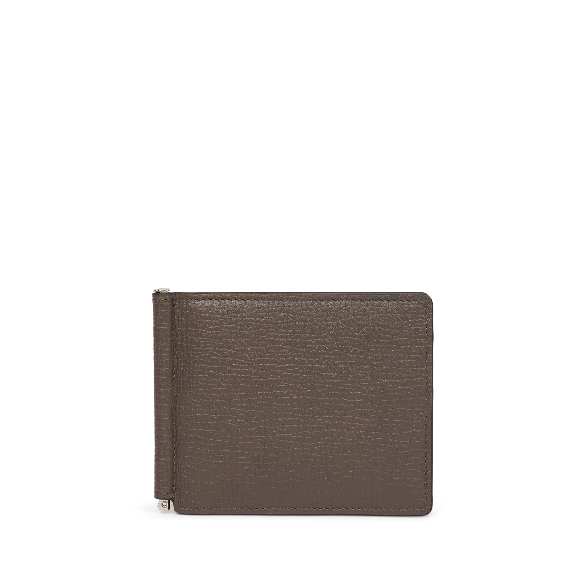 bill clip wallet in Grained Calfskin