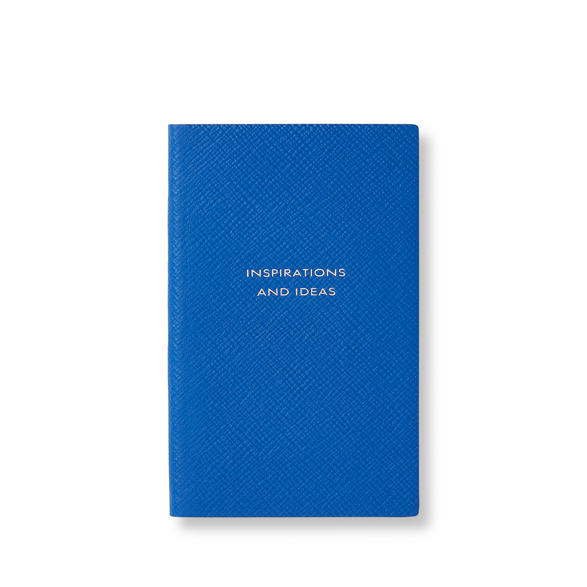 Smythson Inspirations And Ideas Panama Notebook In Lapis