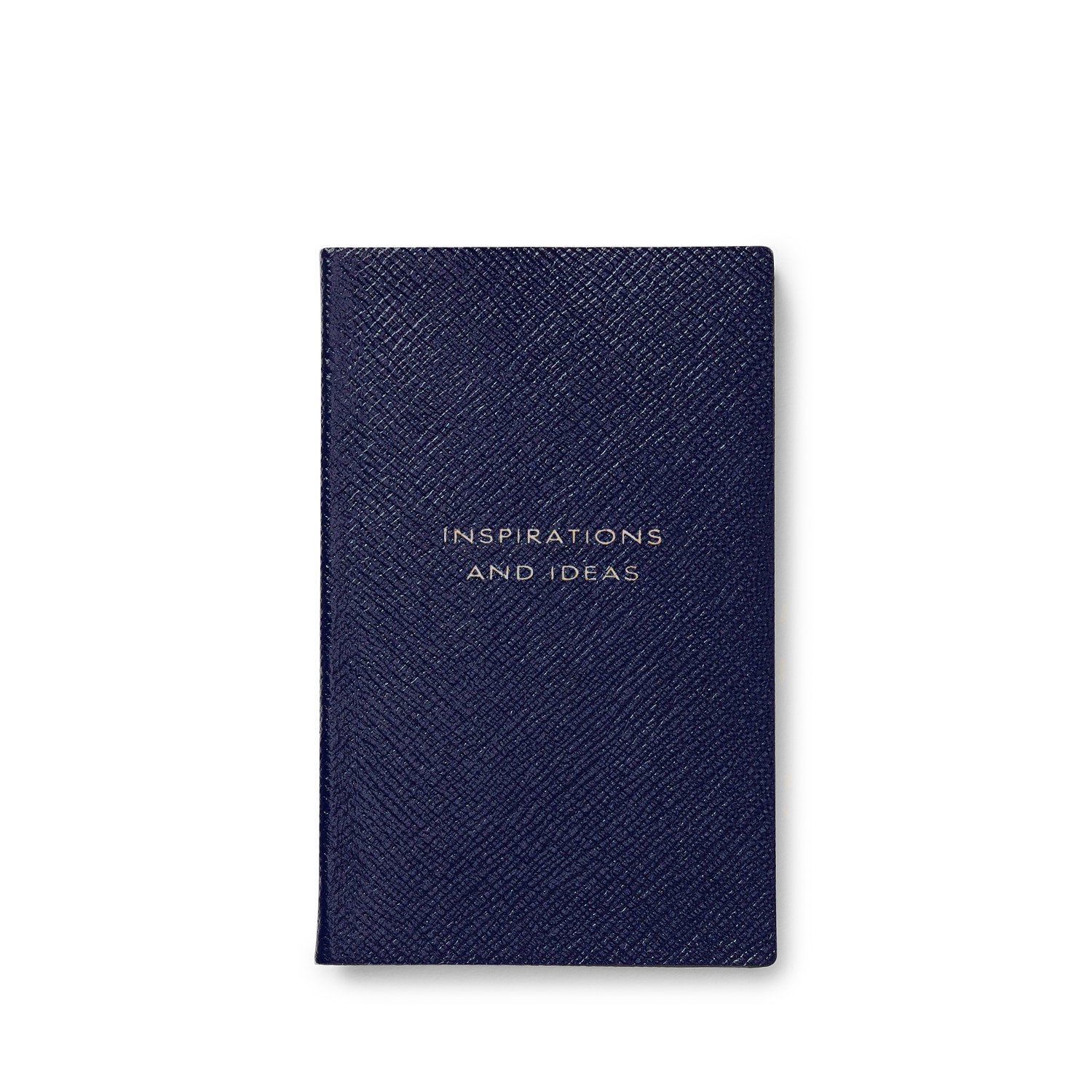 Smythson Inspirations And Ideas Panama Notebook In Navy