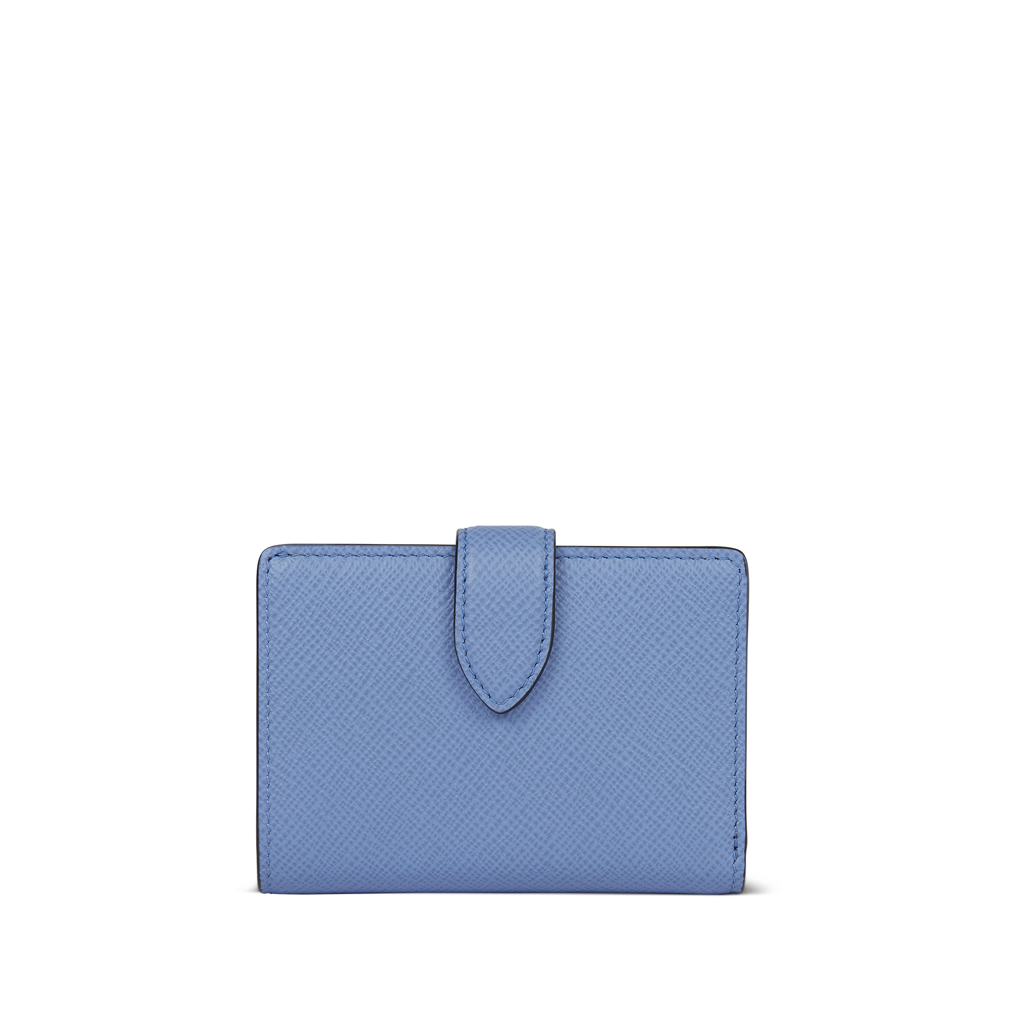 Panamaレザーコンチネンタルパース S in nile blue | Smythson