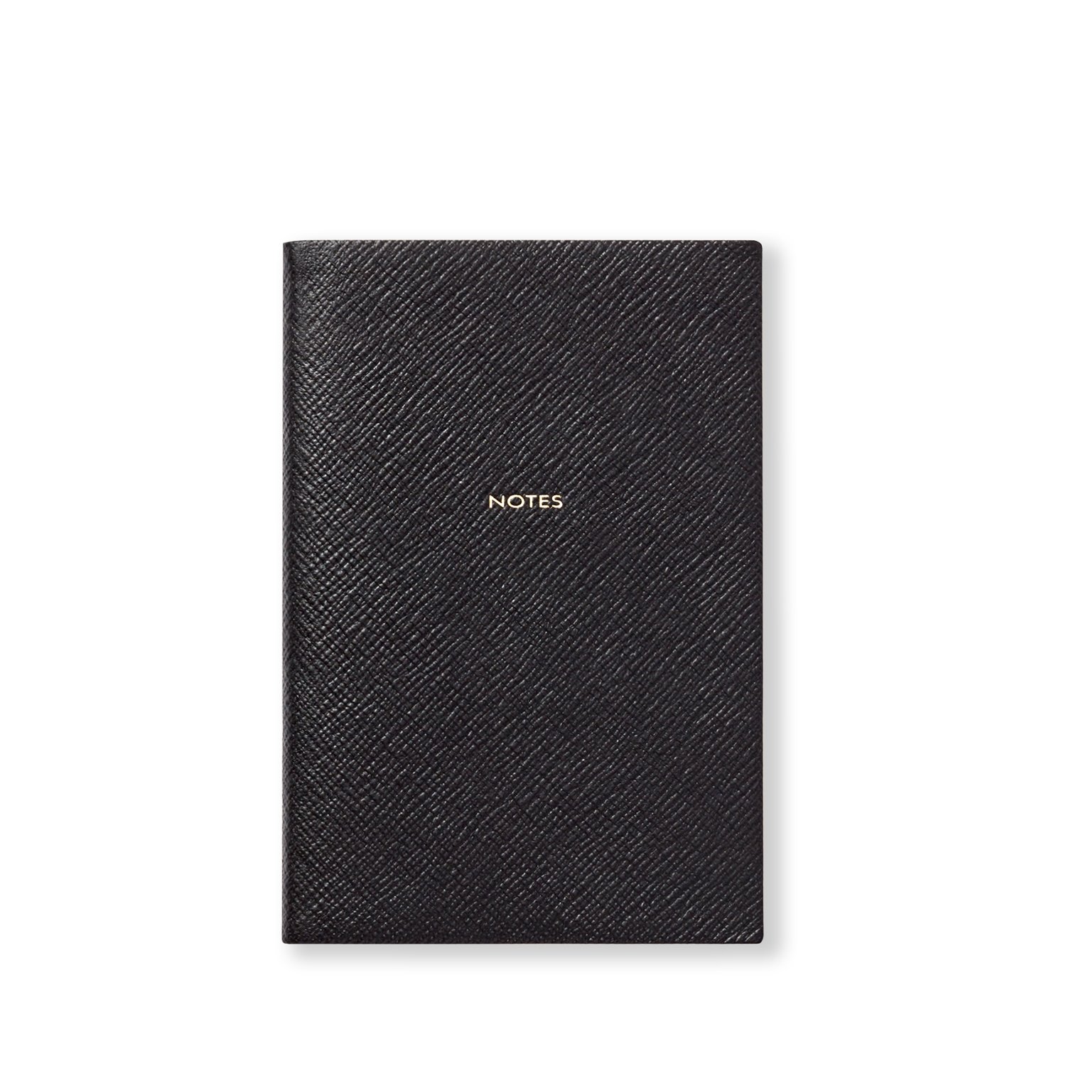 Smythson Notes Chelsea Notebook In Panama In Black