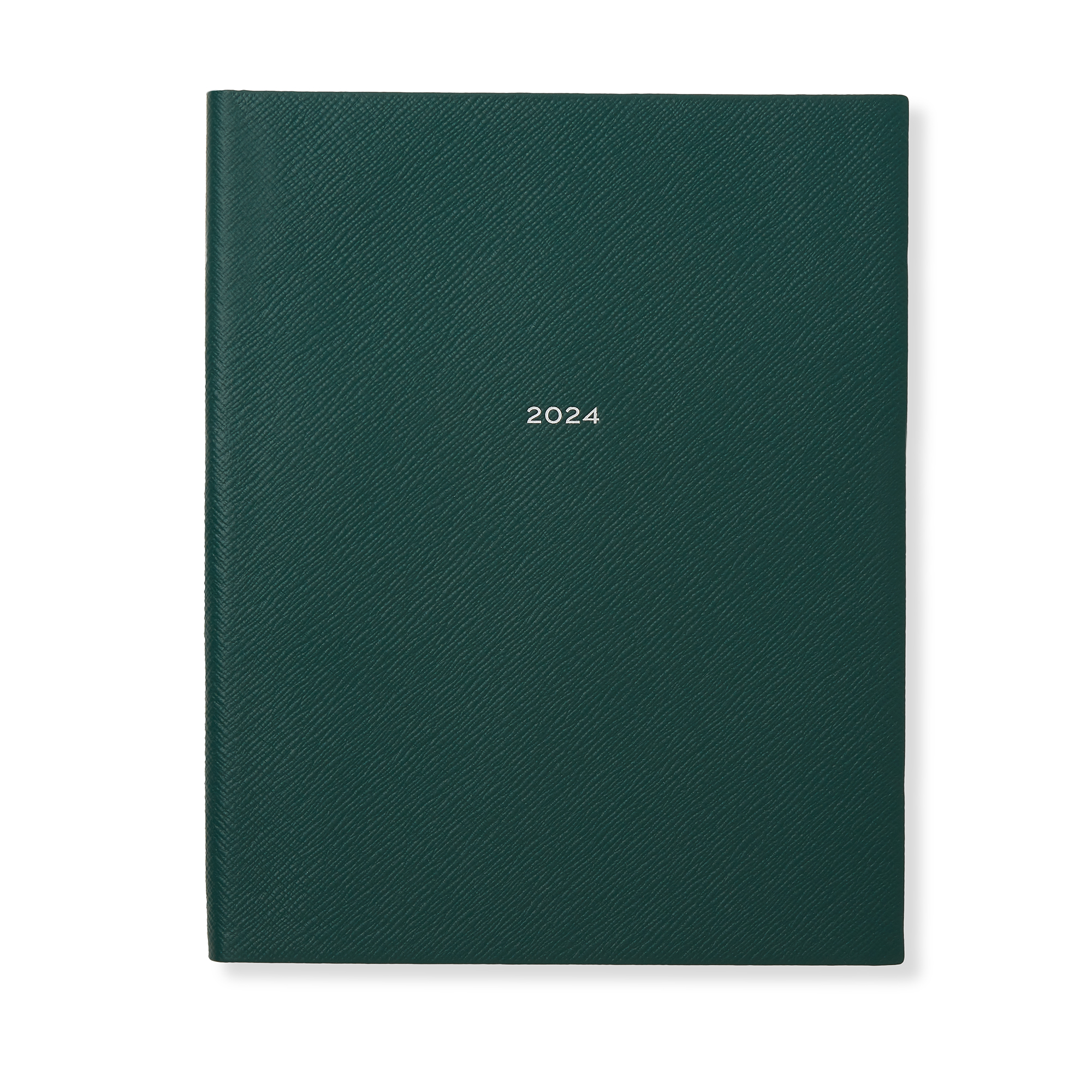 Smythson 2024 Portobello Weekly Vertical Agenda In Panama In Forest