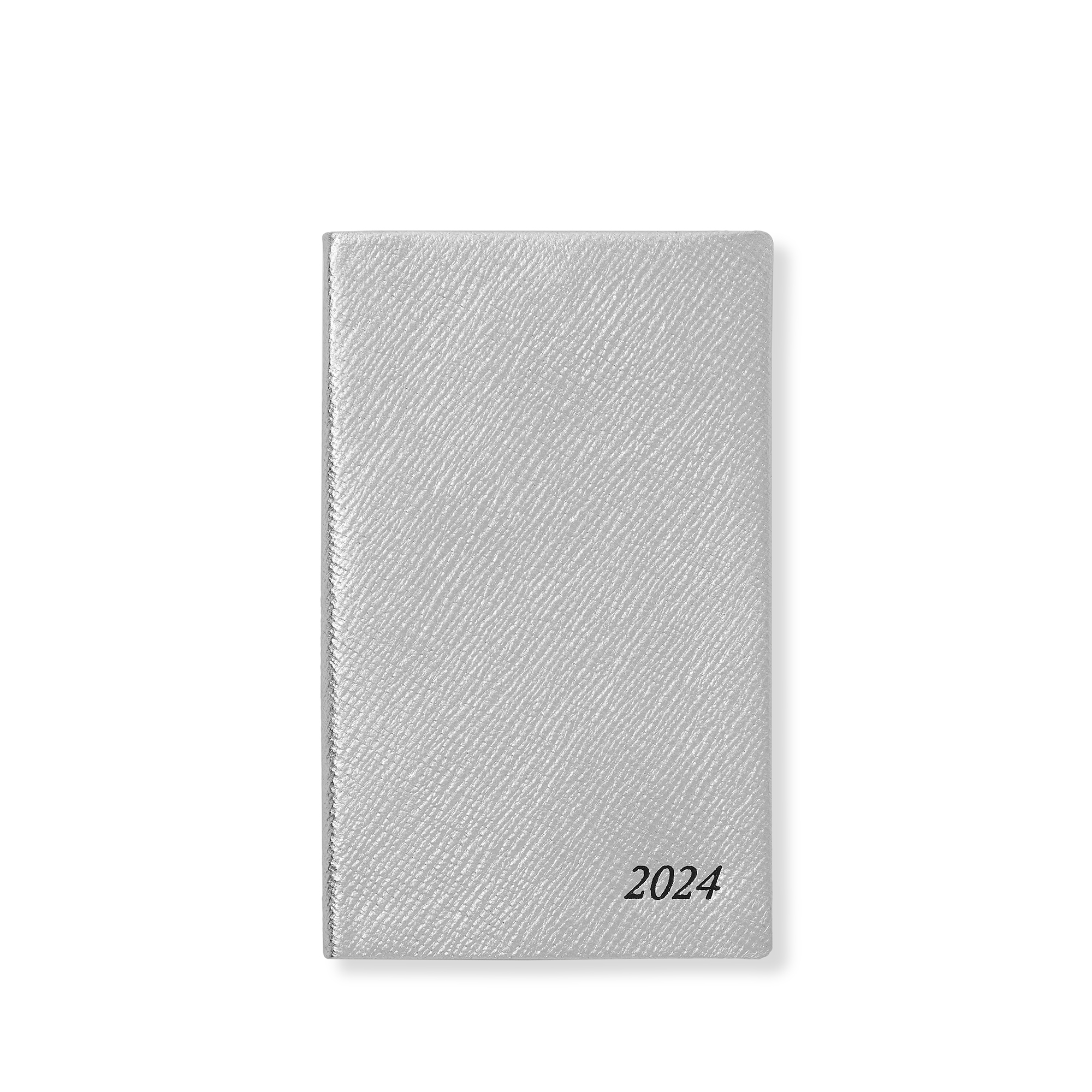 Smythson 2024 Panama Weekly Agenda With Pocket In Silver