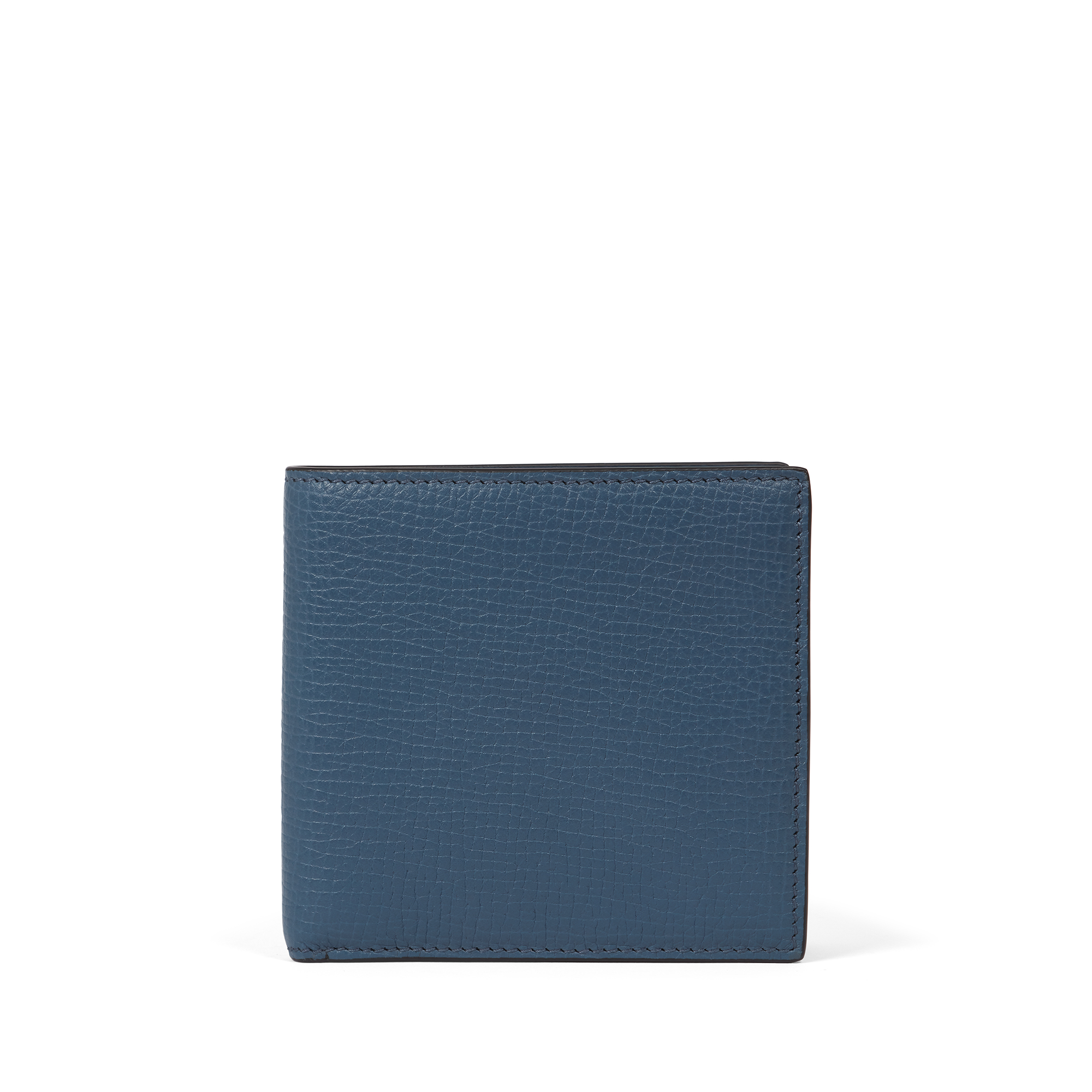 Smythson 8 Card Slot Wallet In Ludlow In Admiral Blue