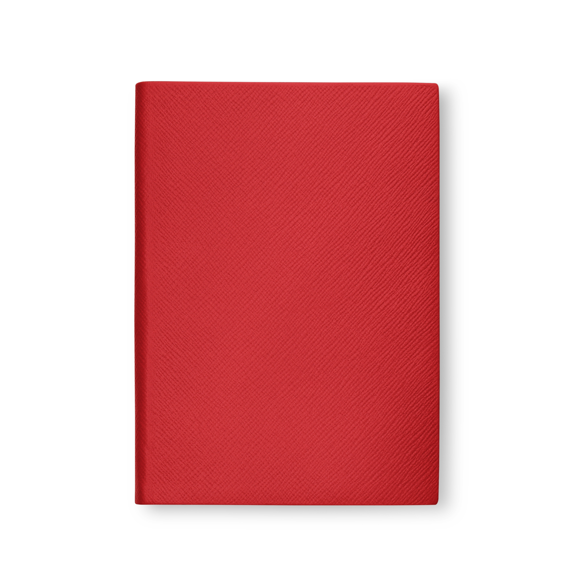 Smythson Soho Notebook In Panama In Red