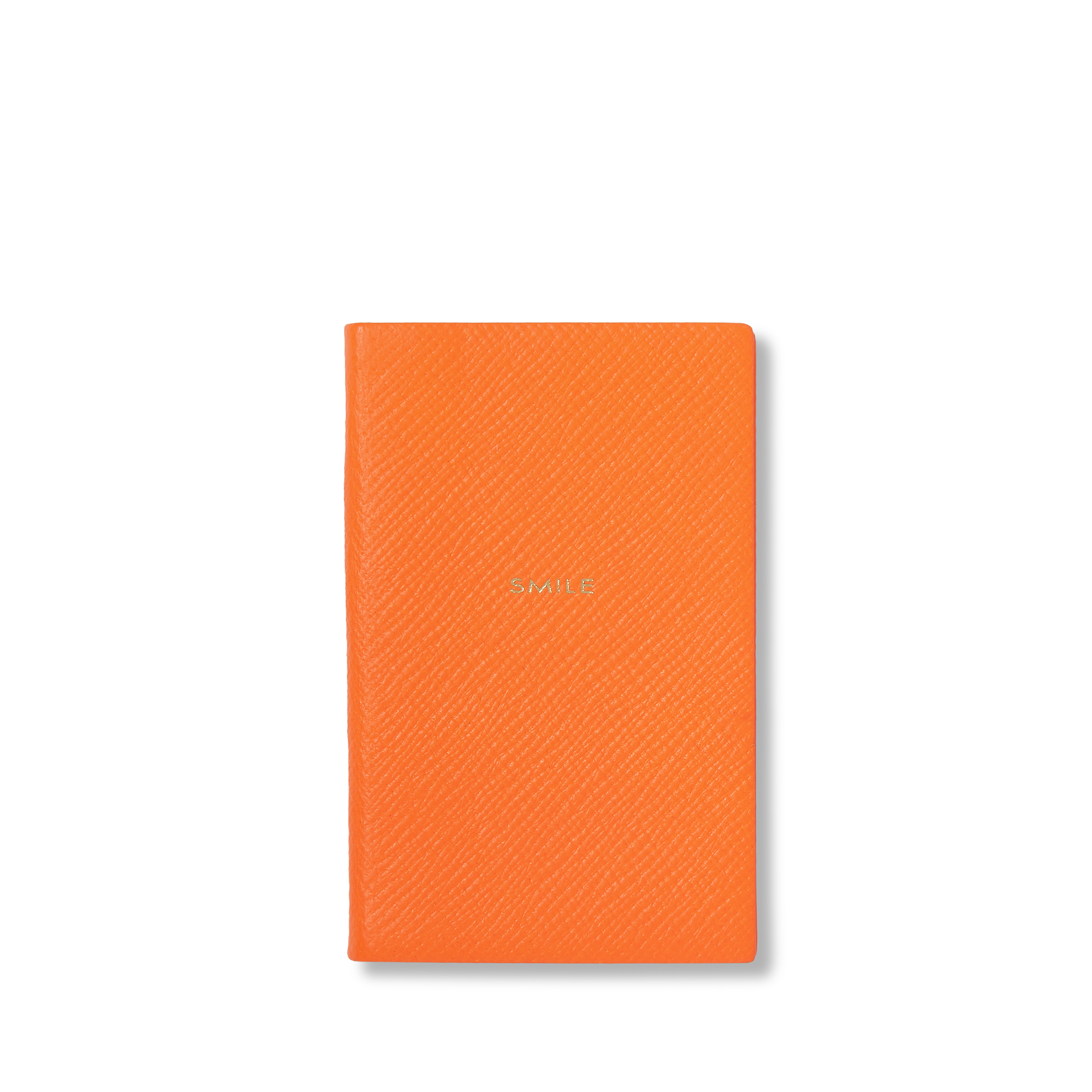 Smile Wafer Notebook in Panama in tangerine
