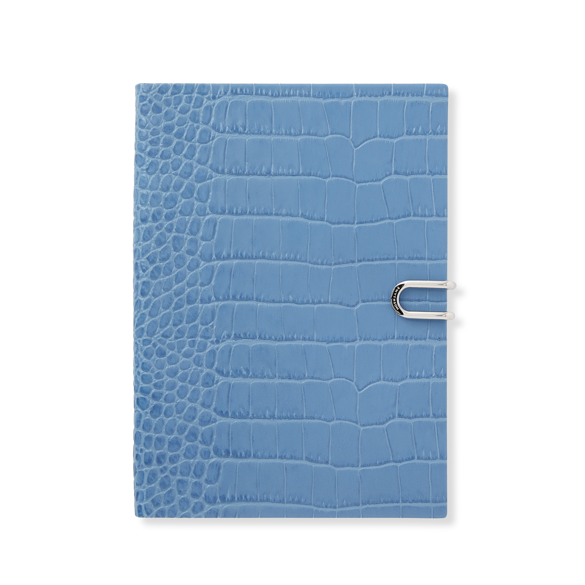 Shop Smythson 2024-2025 Soho Weekly Agenda With Slide In Mara In Nile Blue