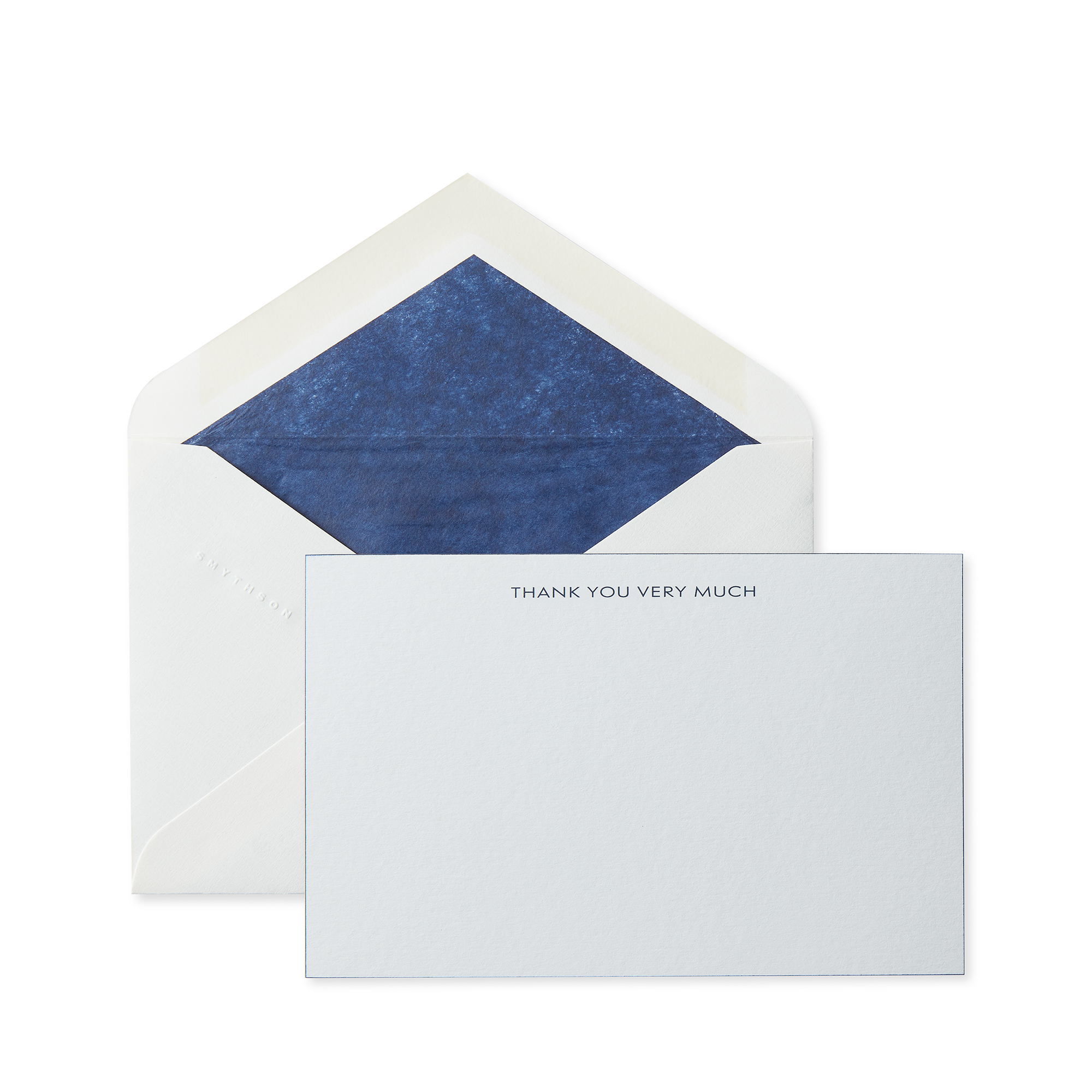 Shop Smythson Thank You Very Much Correspondence Cards In White