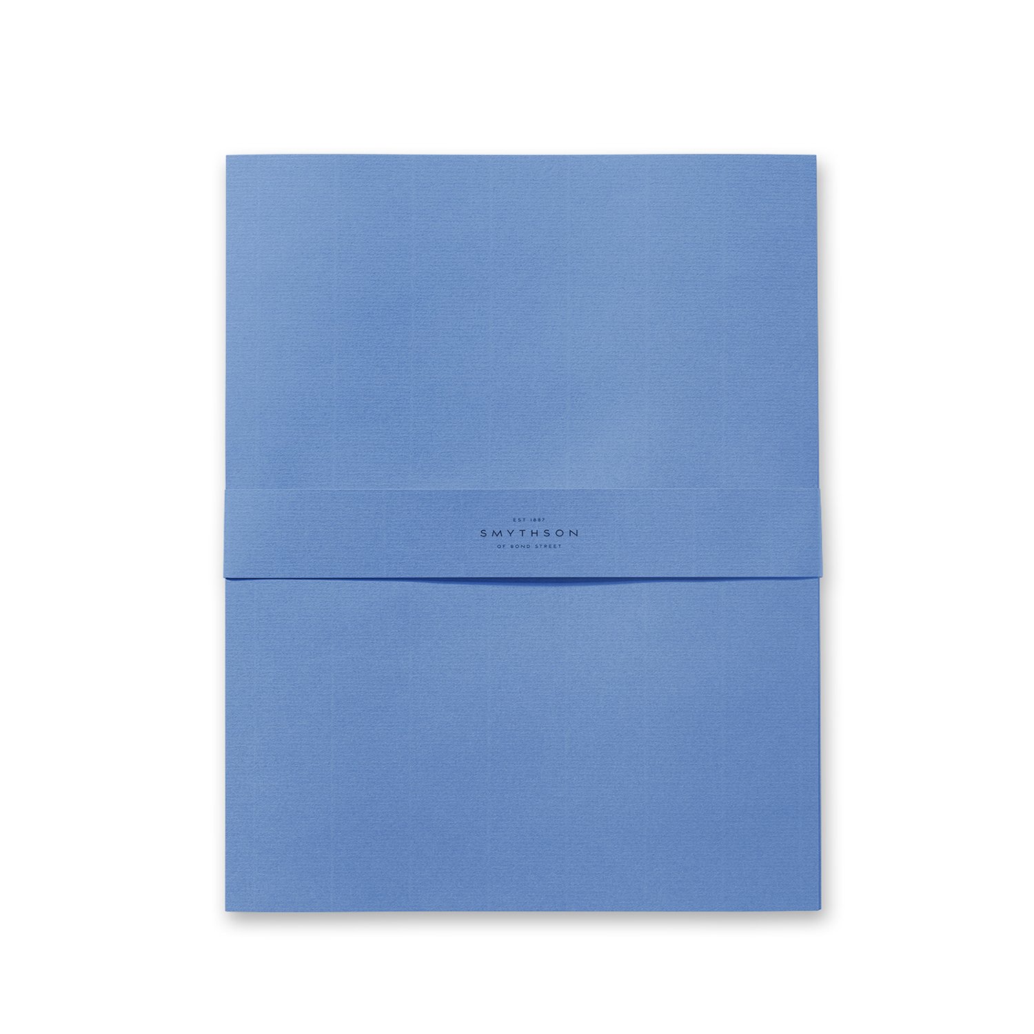 Smythson Kings Writing Paper In Nile Blue