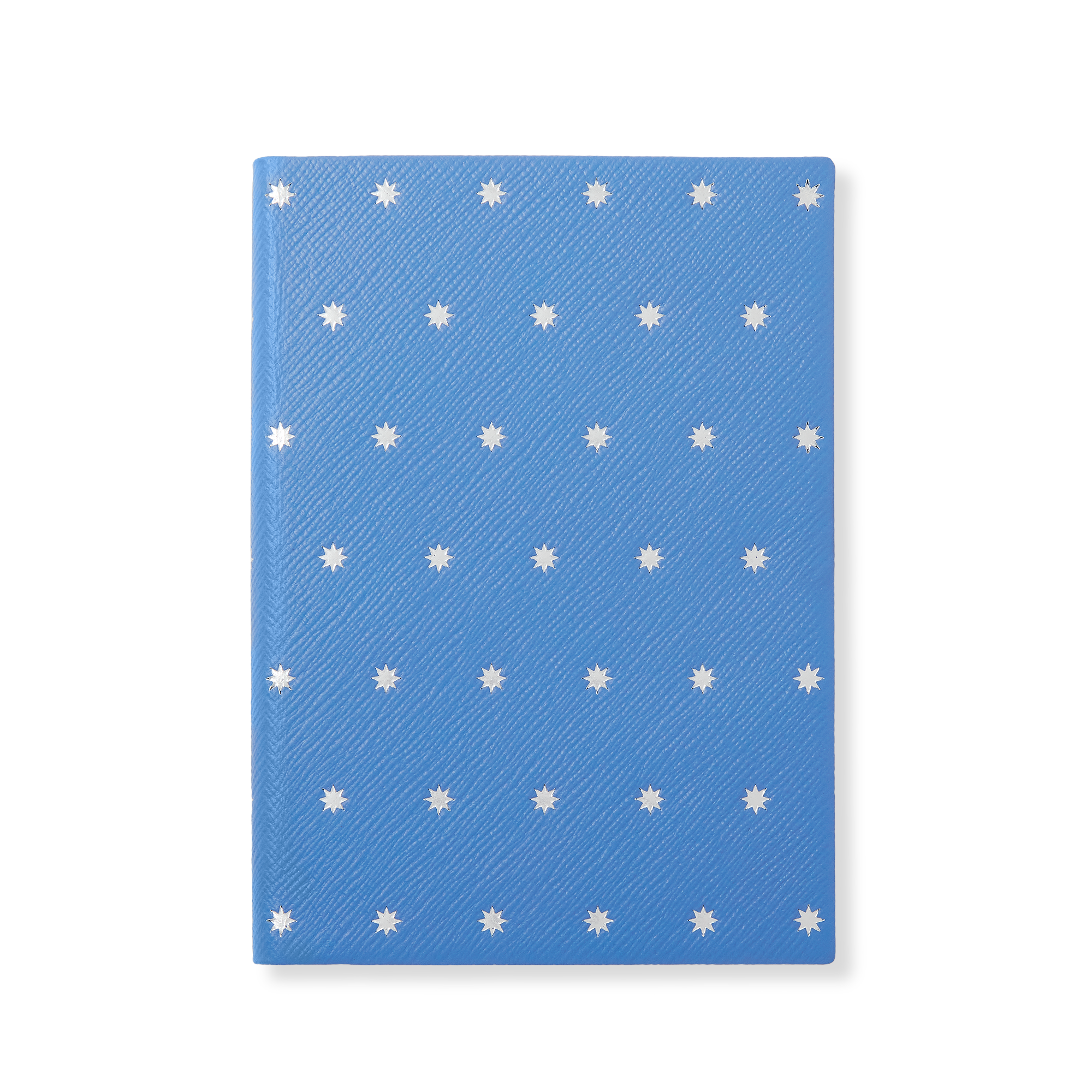 Smythson Stars Soho Notebook In Panama In Stars Nile Blue