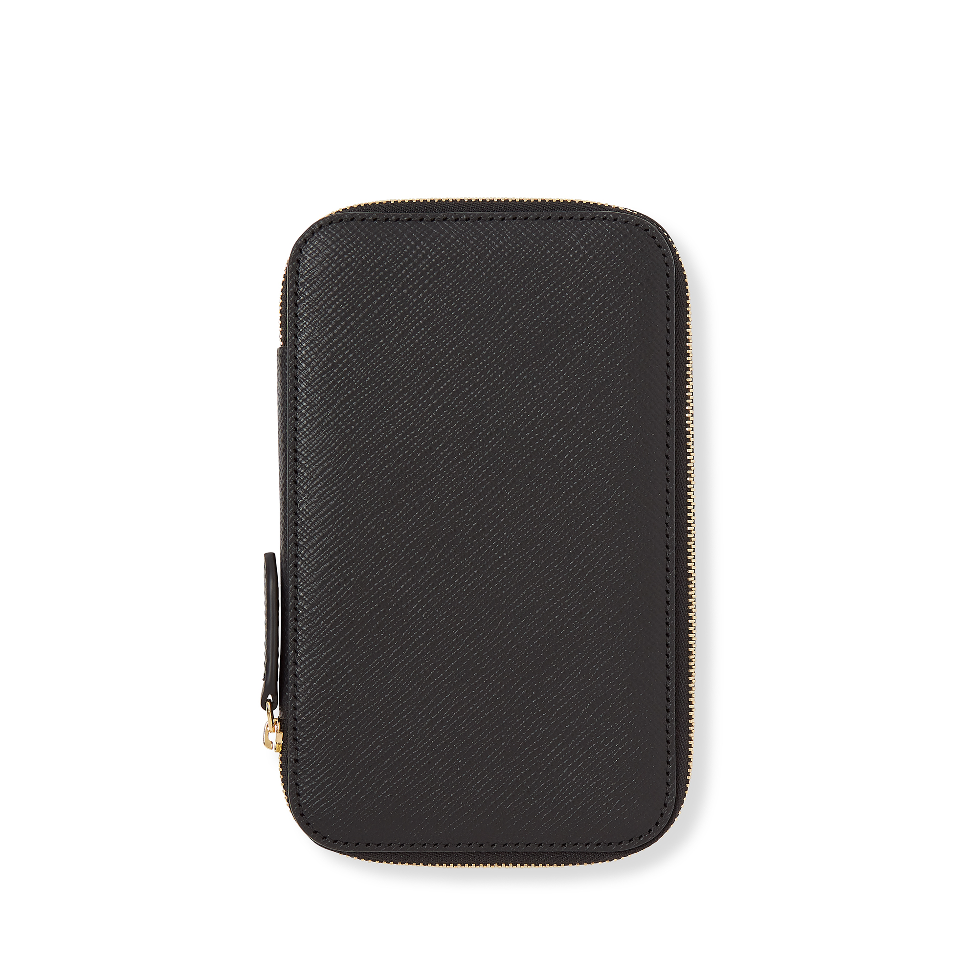 Smythson Yatzy Set In Panama In Black