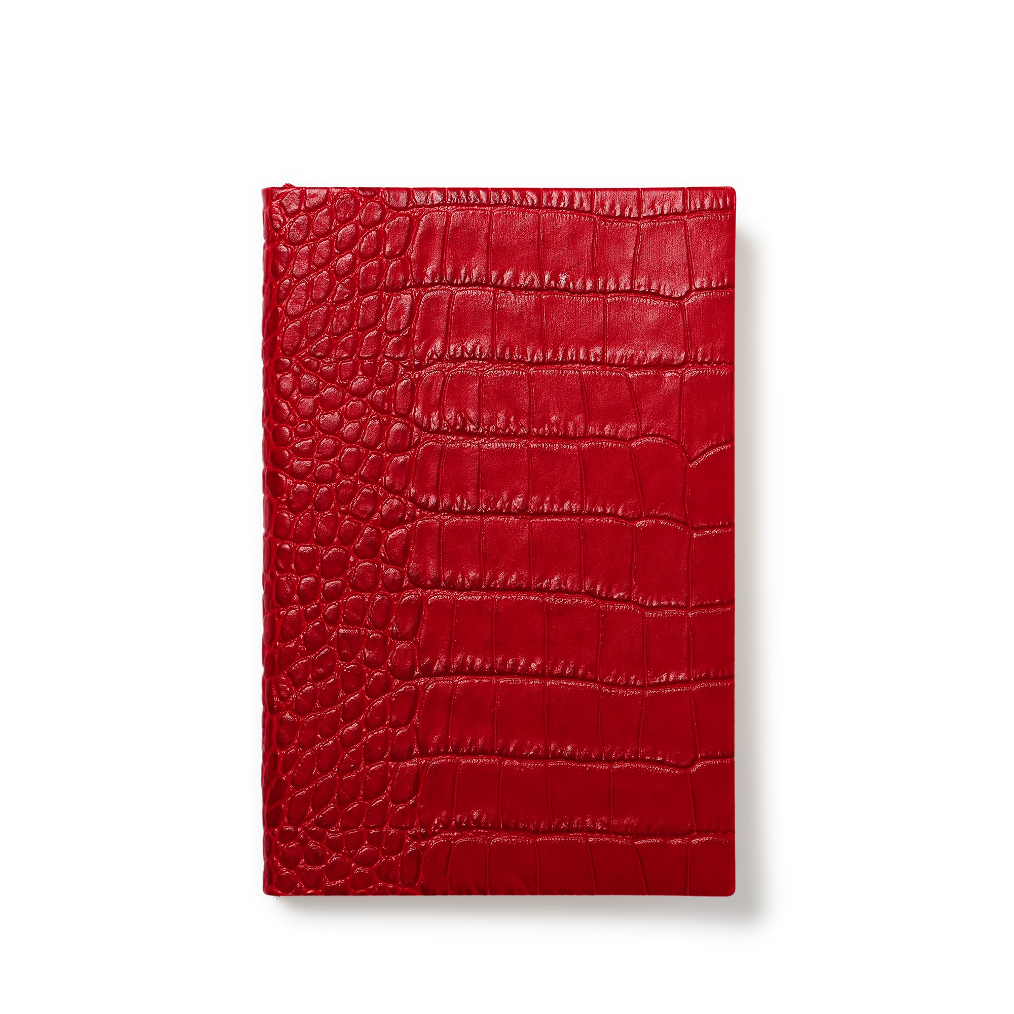 Smythson Chelsea Notebook In Mara In Red