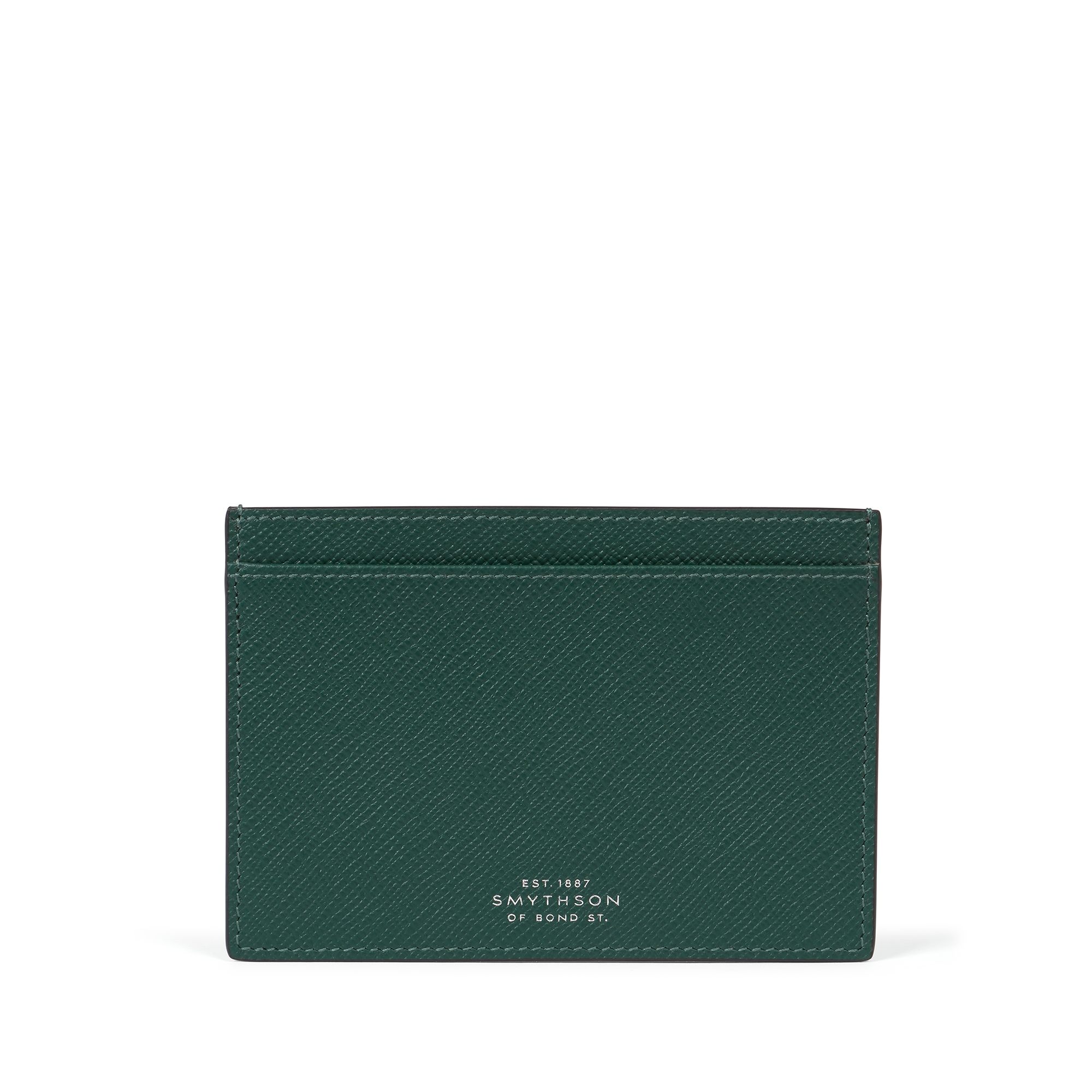Smythson Passport Sleeve In Panama In Forest