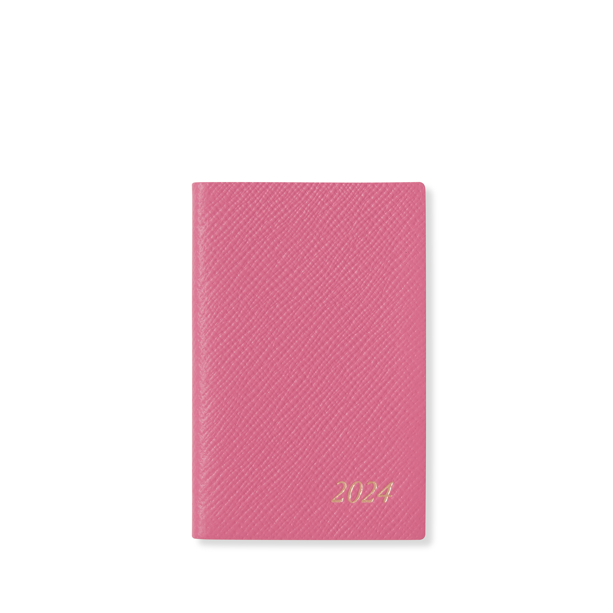 Smythson 2024 Wafer Weekly Diary In Panama In Peony