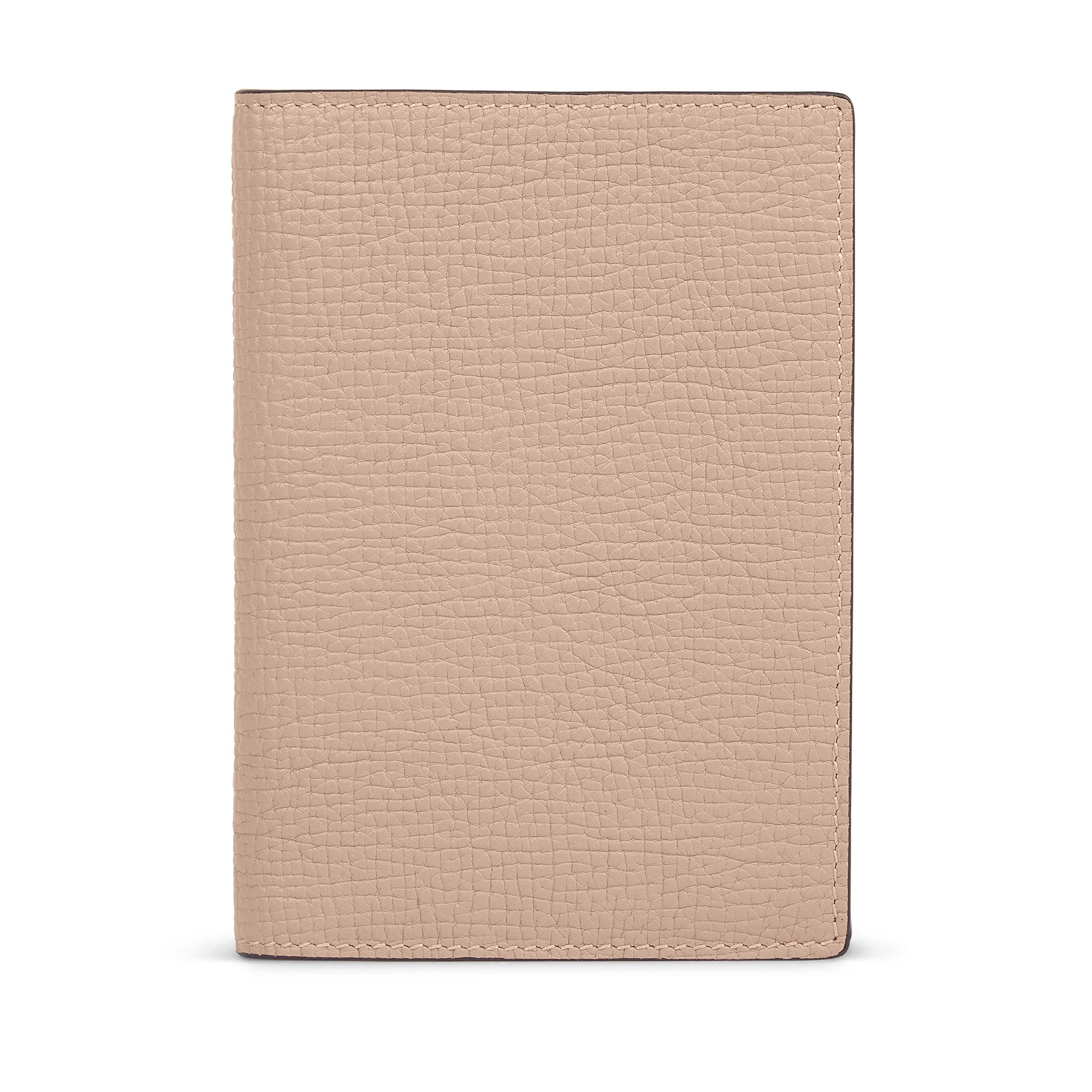 Smythson Passport Cover In Ludlow In Nutmeg