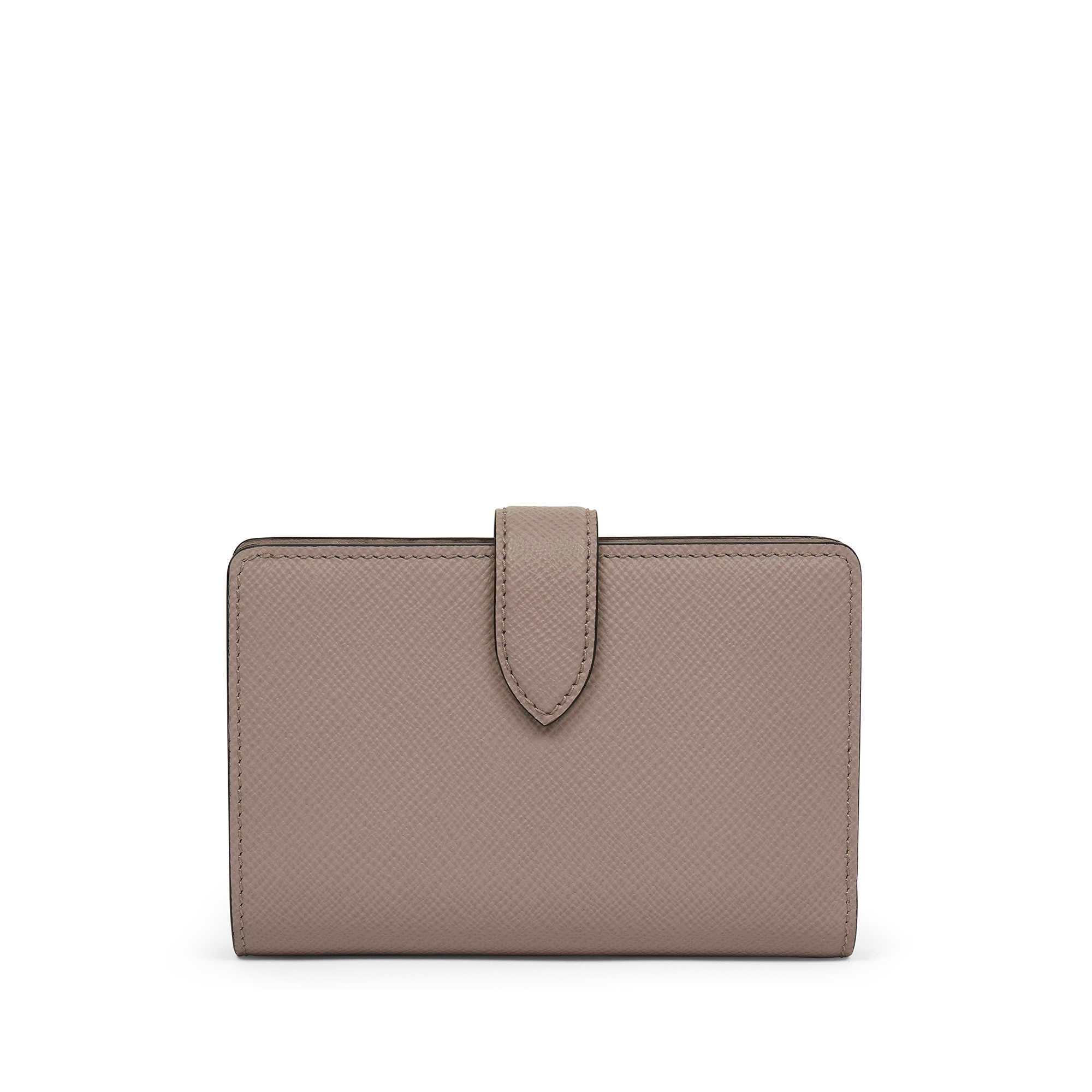 Panamaレザーコンチネンタルパース in taupe | Smythson Panamaレザーコンチネンタルパース in taupe | Smythson
